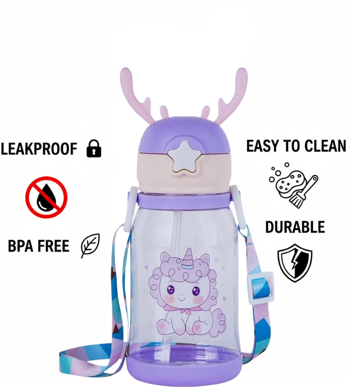 Image of PLEXY Deer 600 ml Water Bottle