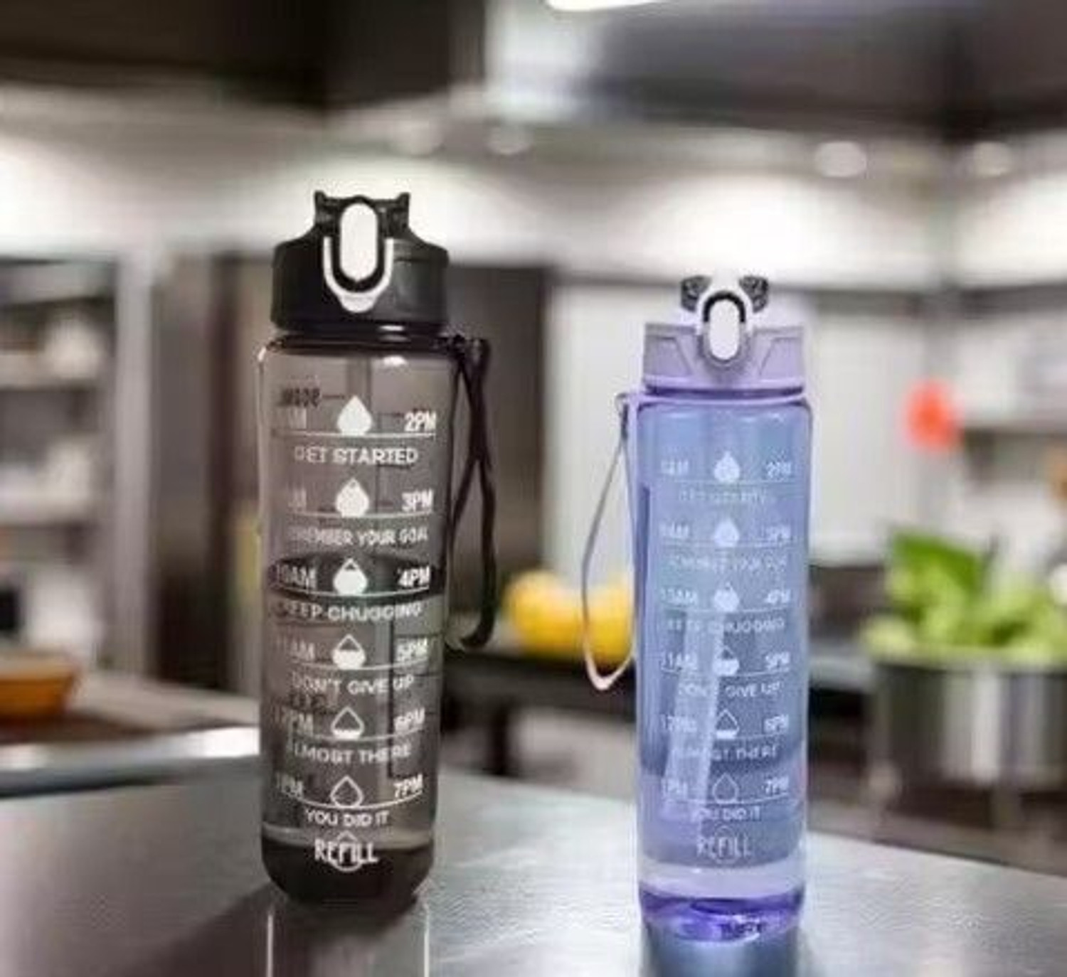 Image of Ignero Transparent 900 ml Water Bottles