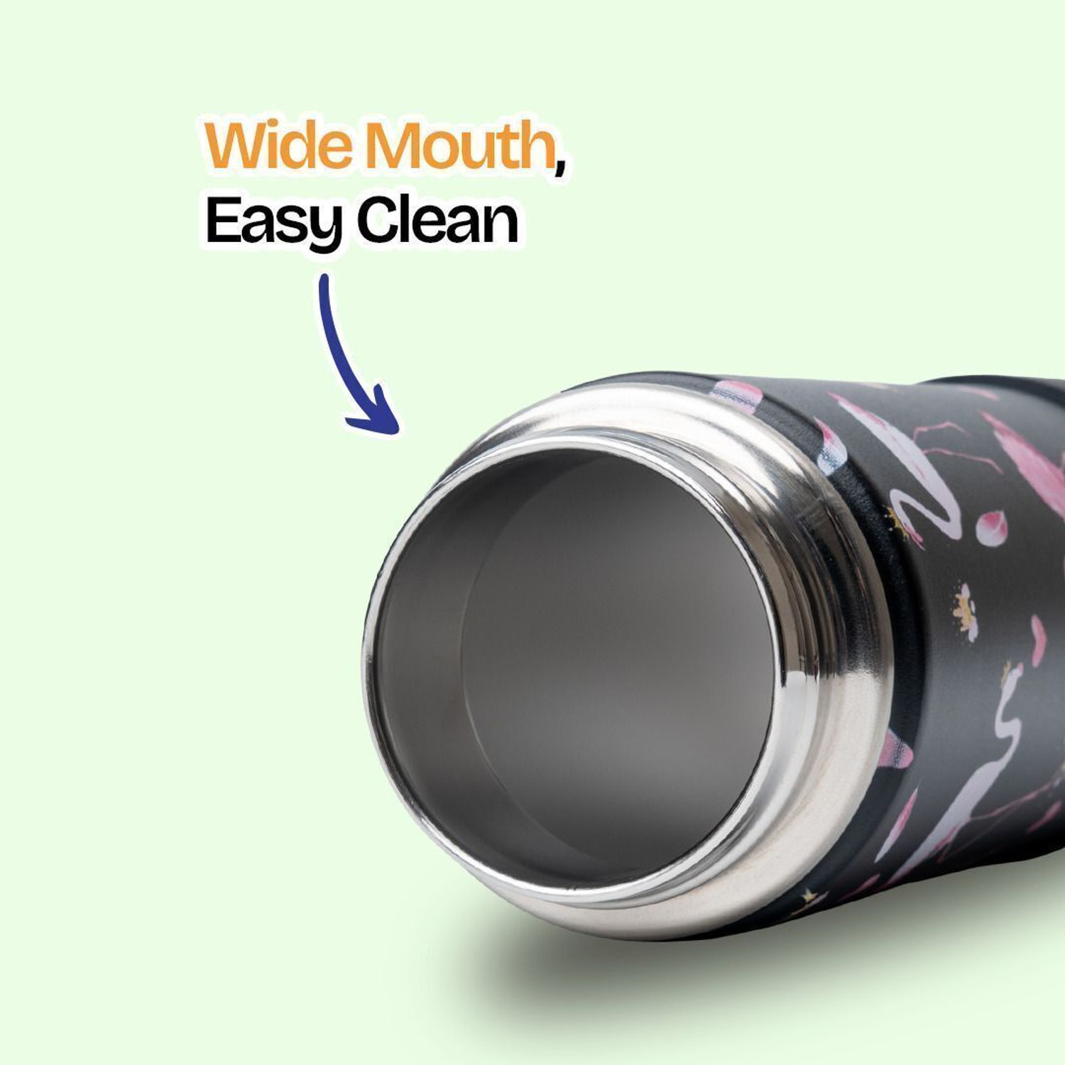 Image of MyneeMoe Zippy Stainless Steel Sipper Water Bottle for Kids School & Travel 550 ml Water Bottle