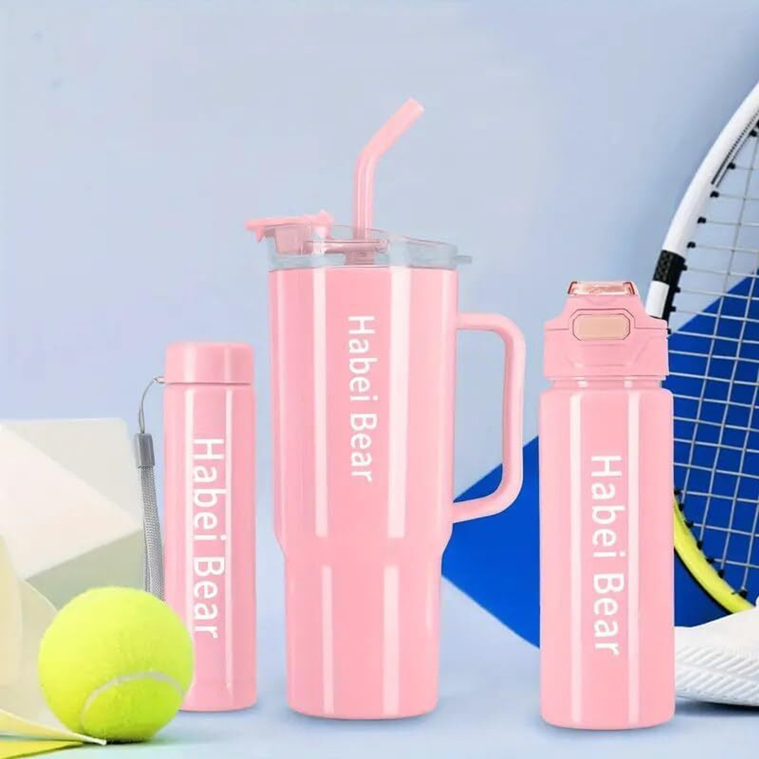 Image of DOEASY Plastic Tumbler 1200ML with Handle and Straw Sport Bottle 1200 ml
