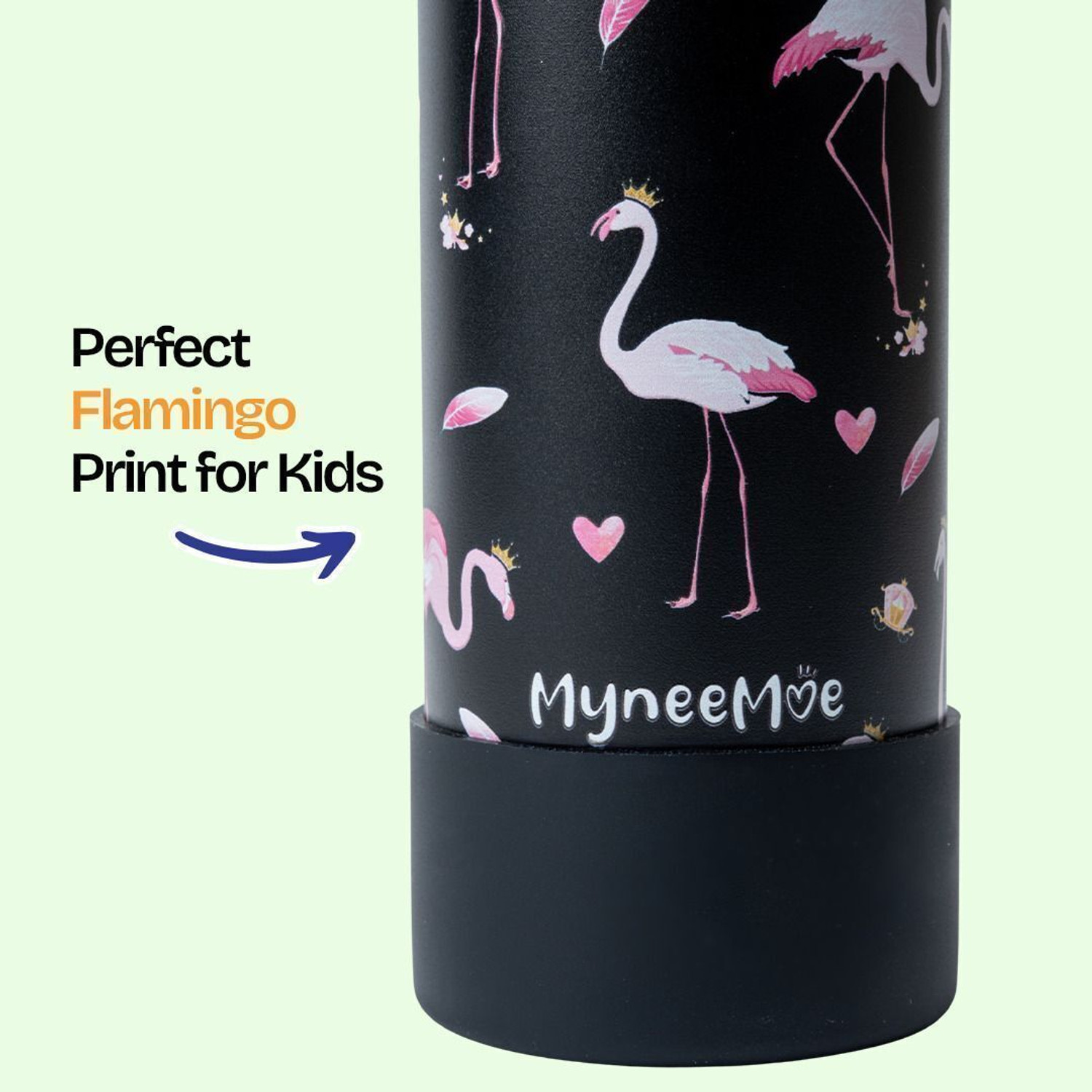 Image of MyneeMoe Zippy Stainless Steel Sipper Water Bottle for Kids School & Travel 550 ml Water Bottle