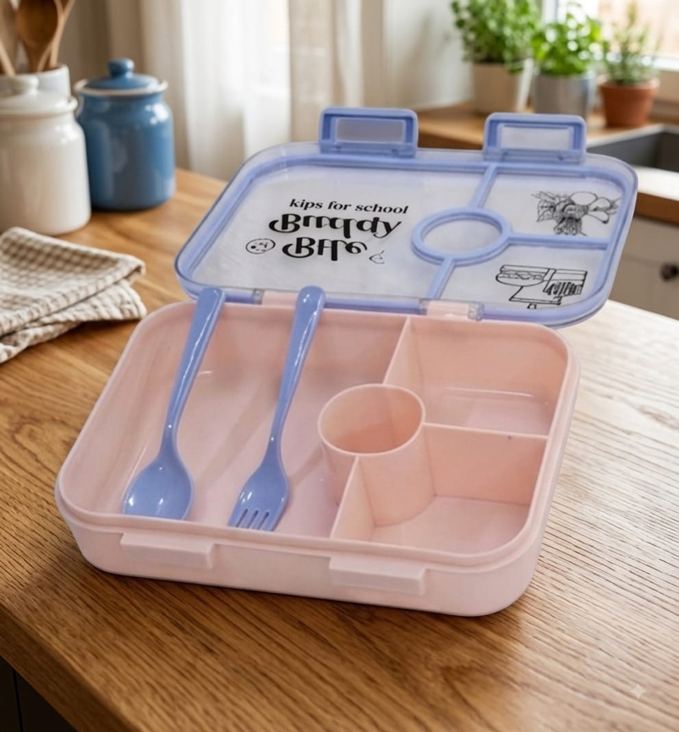 Image of LAKSINOR L LUNCH BOX PACK 1 MULTICOLOR 1 Containers Plastic School Lunch Box