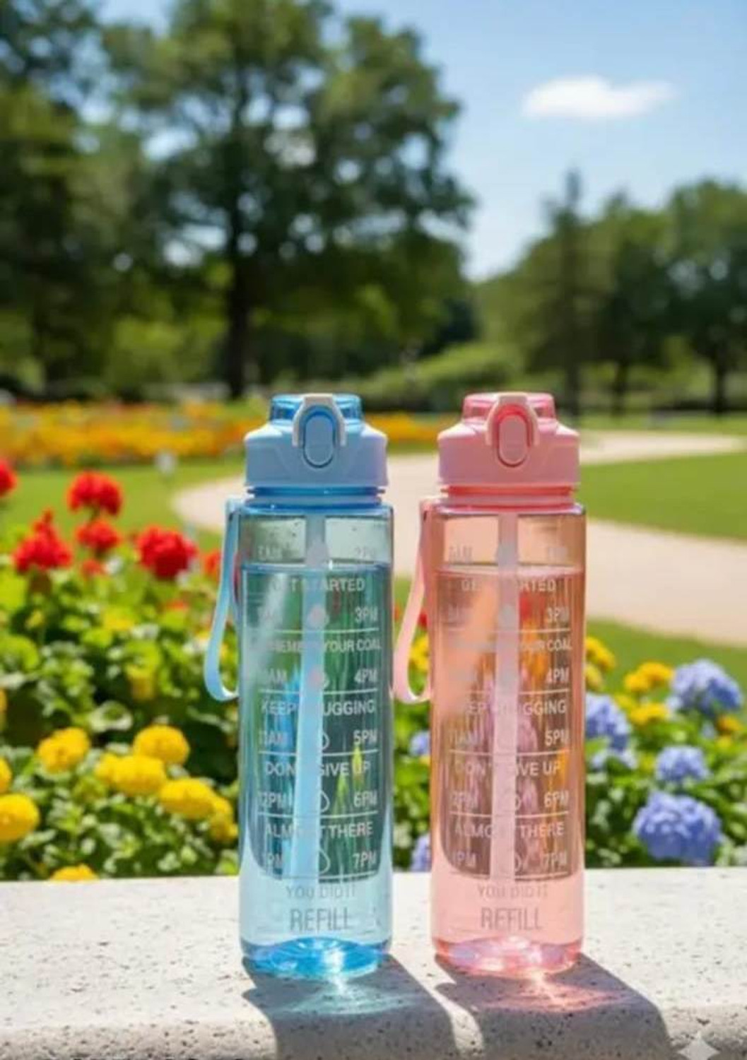 Image of Ignero Transparent 900 ml Water Bottles