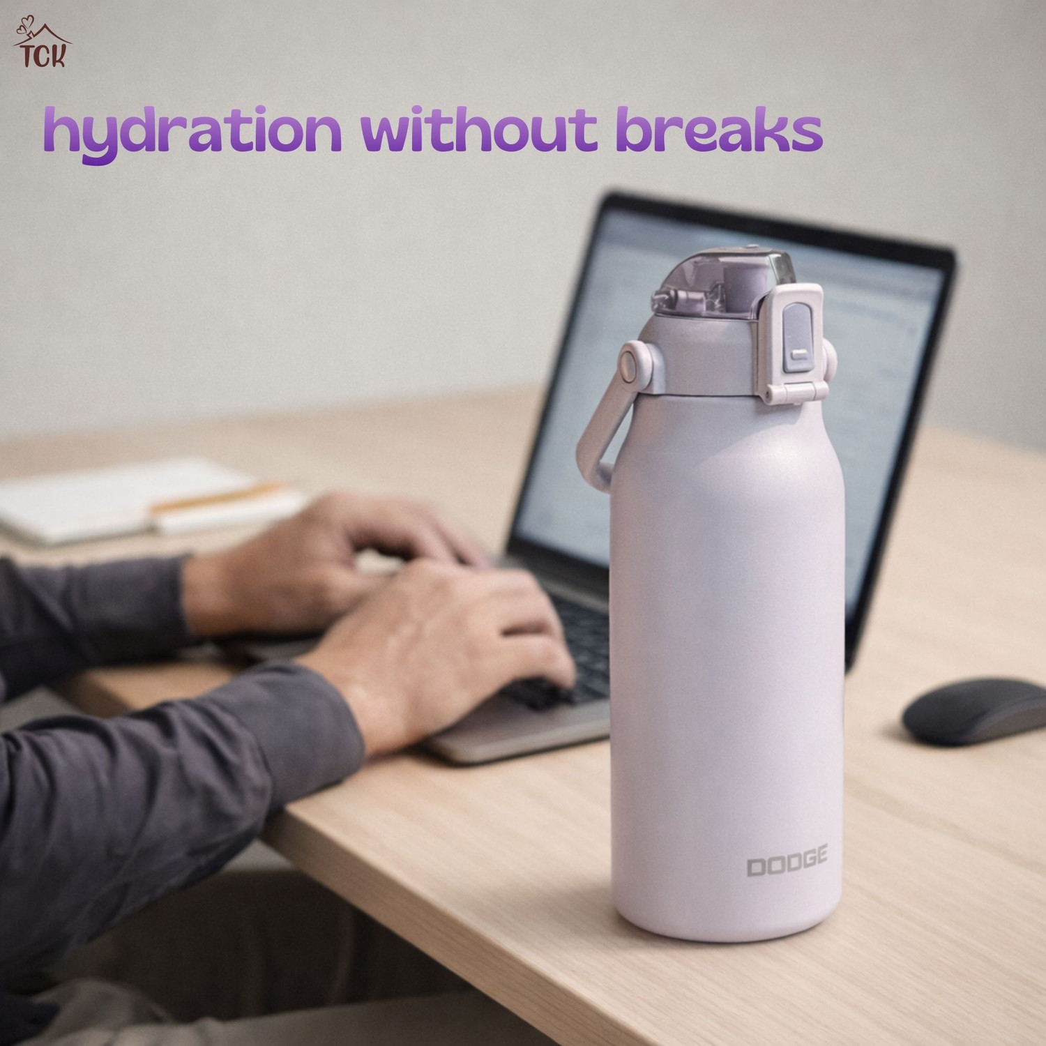 Image of Tck Big Baby Bottle Stainless Steel Insulated Keeps Cold 10 Hrs Hot 7 Hrs 1300 ml Water Bottle