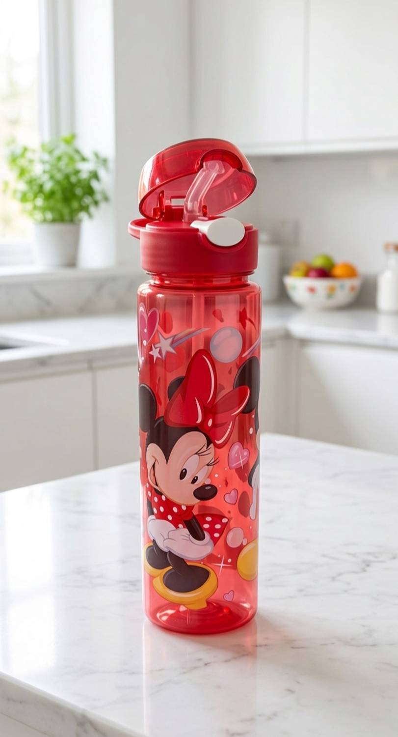Amaze Ind NEW KIDS WATER STRAW BOTTLE 600 ml Water Bottle