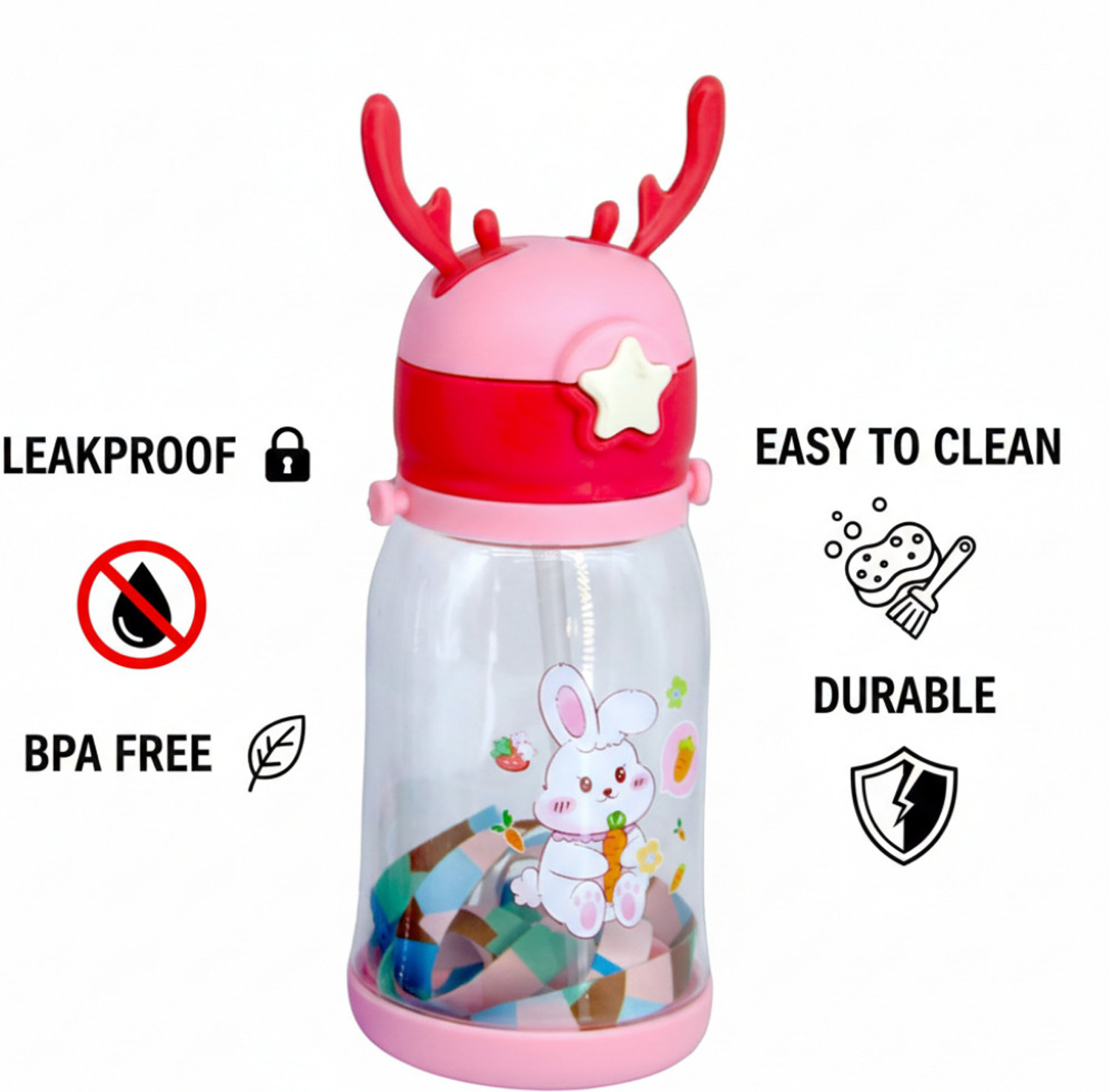 Image of PLEXY Deer 610 ml Water Bottle
