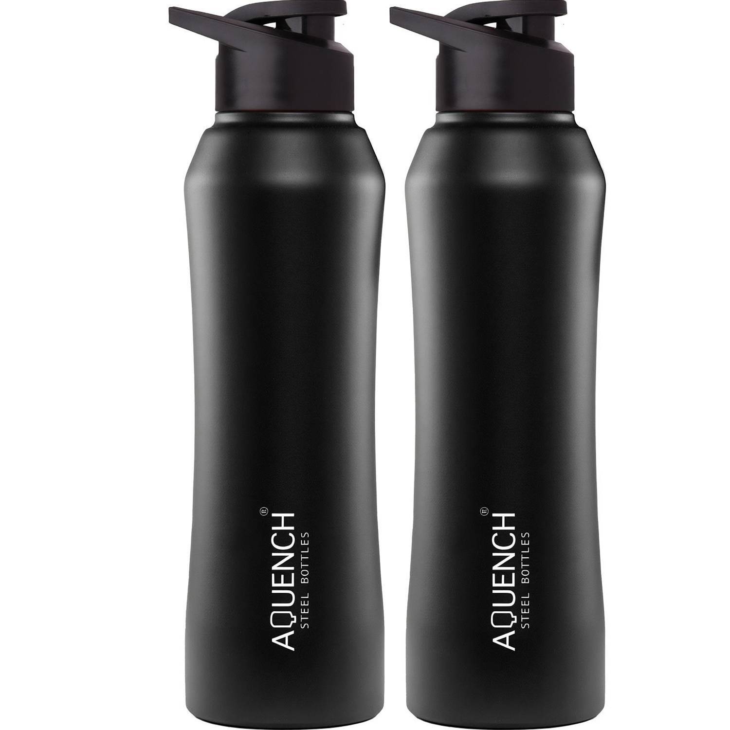 AQUENCH RUSH_PRO_BLACK 1000 ml Water Bottles