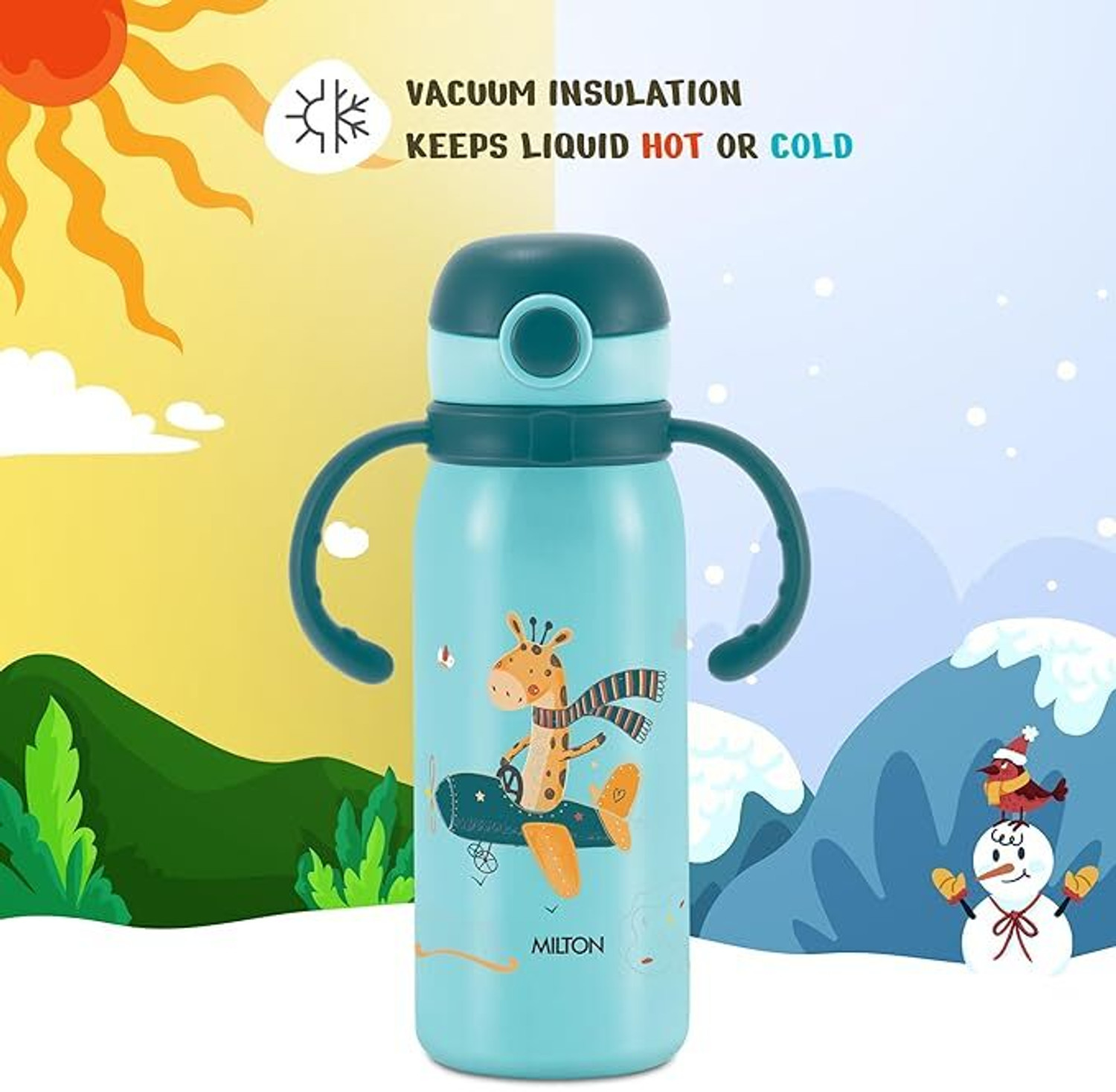 Image of MILTON Kiddo 450 Thermosteel 435 ml Water Bottle