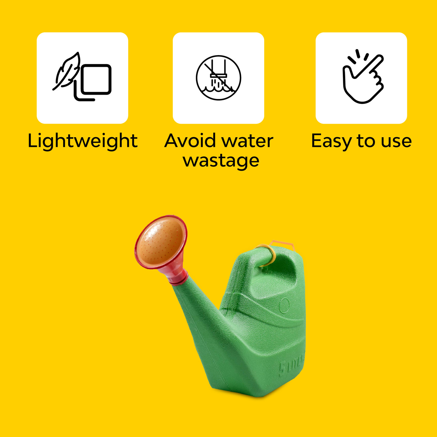 Image of 10club Water Can with Sprayer for Garden 5 L Water Cane