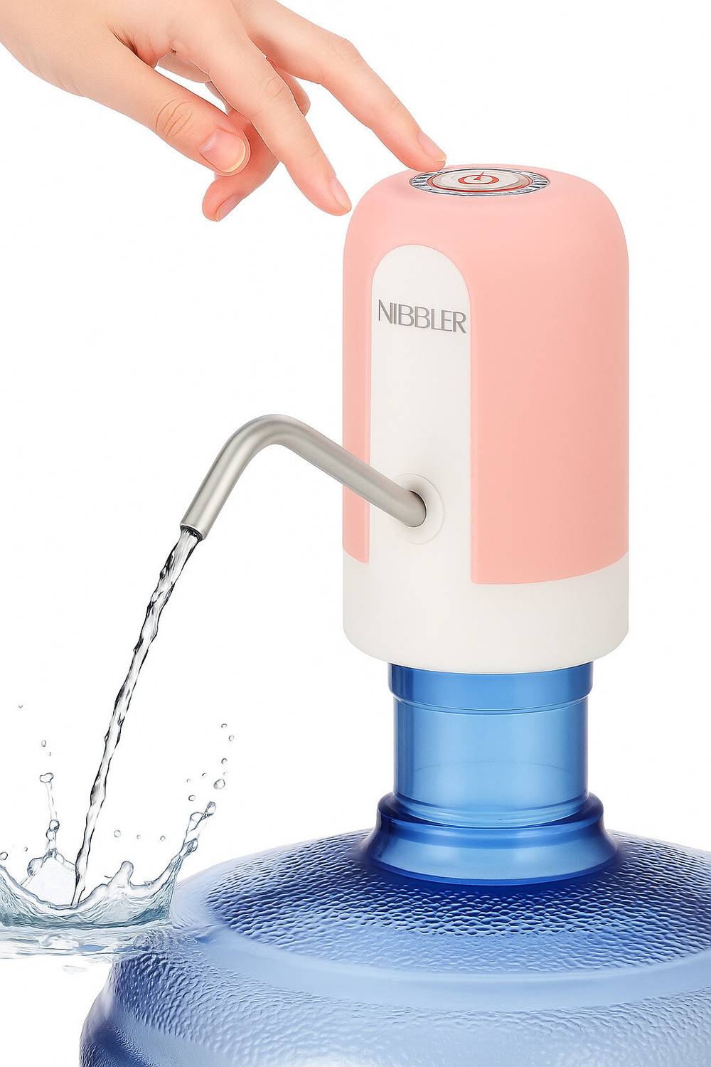 TurboFlex Upgraded Automatic Water Can dispenser pump with Rechar