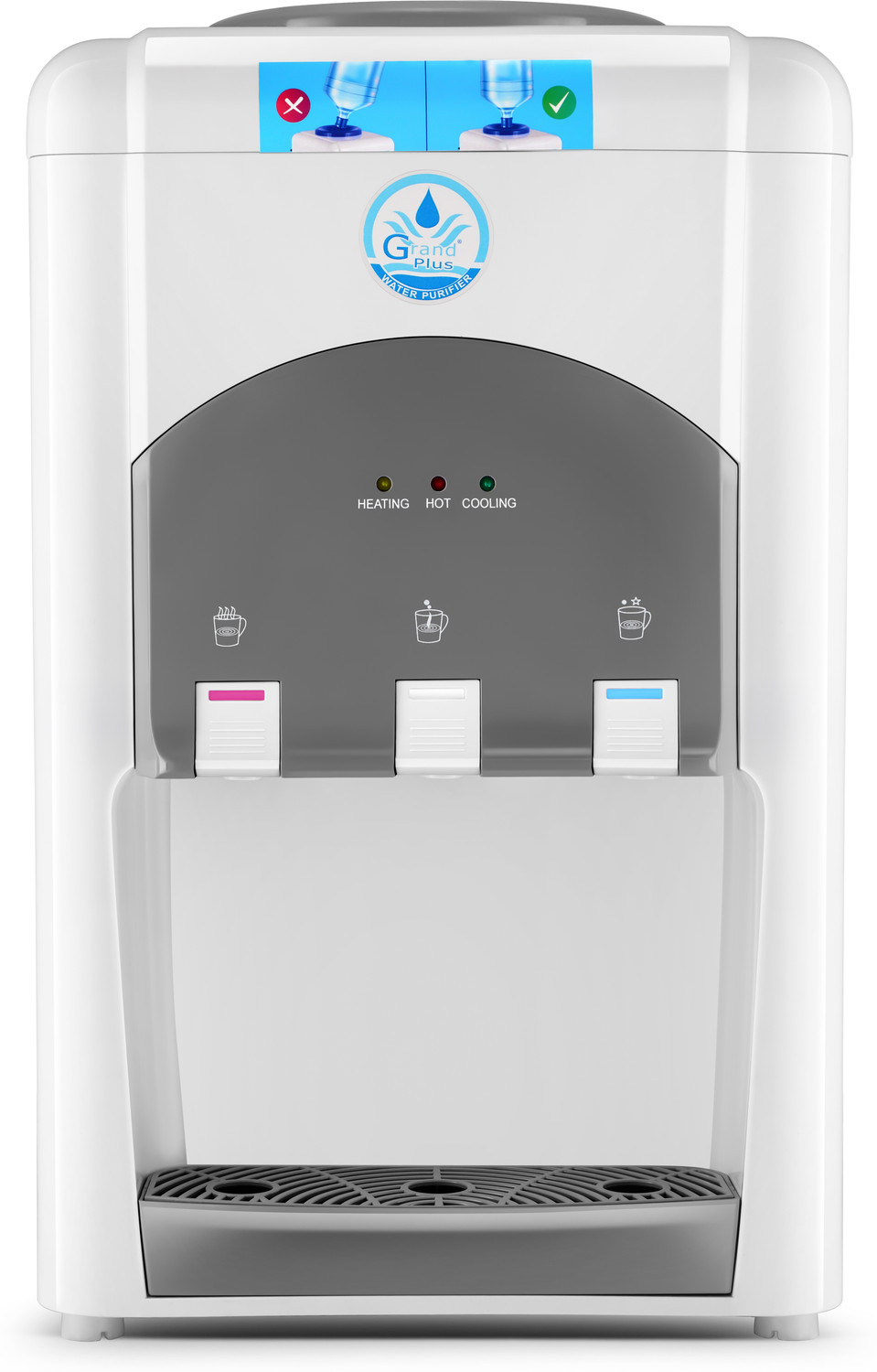 Image of Grand plus Zenith Table Top Bottled Water Dispenser with 3.2L Cold Water Storage Bottled Water Dispenser