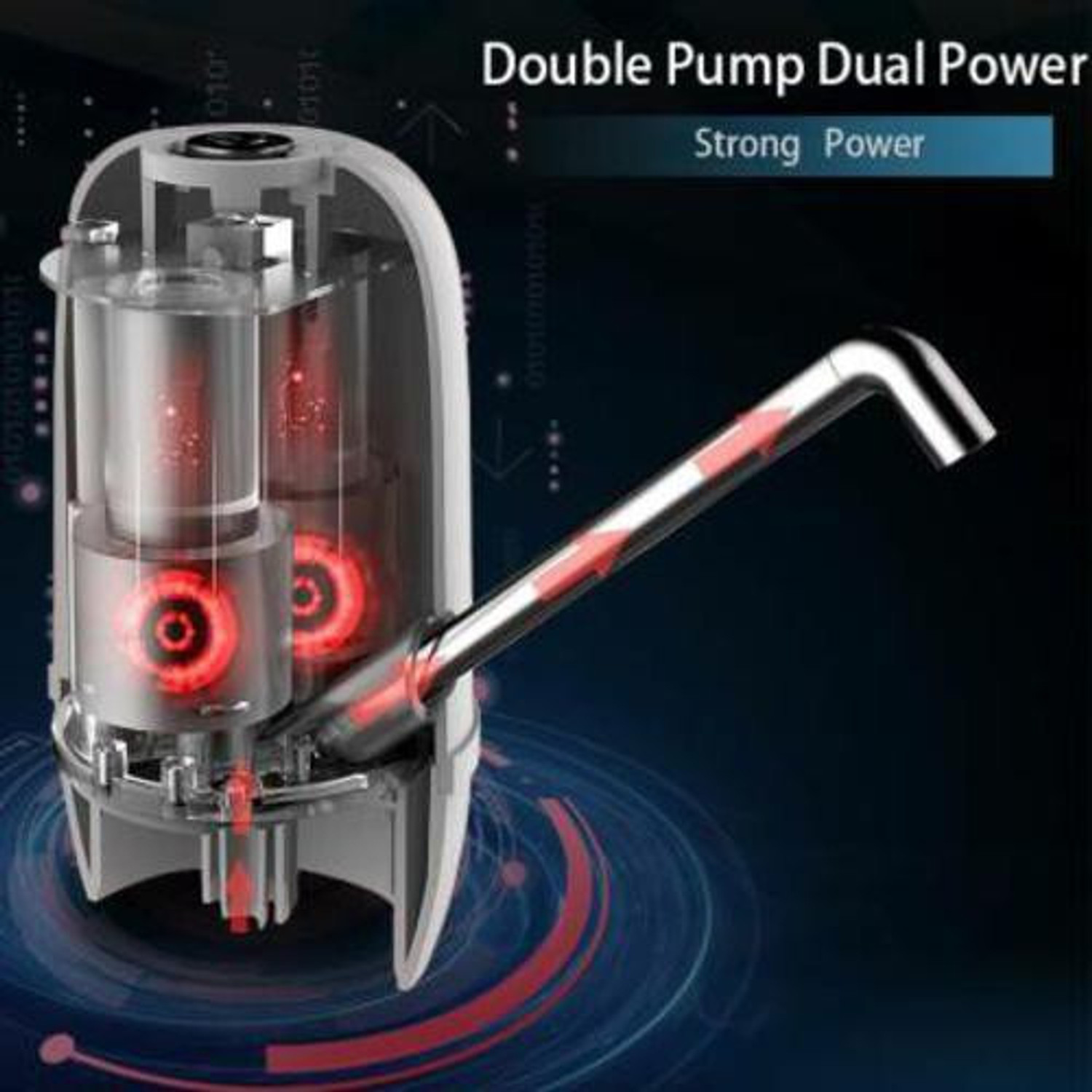 Image of VNEXX AUTOMATIC WIRELESS WATER DISPENSER PUMP Bottled Water Dispenser
