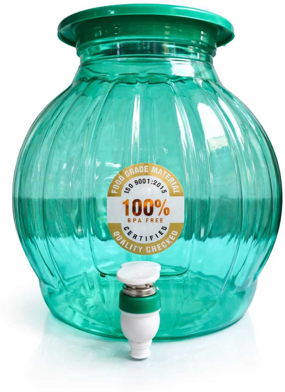 Image of RRR ENTERPRISE 10 Litre Water Dispenser Jar with Tap | Food Grade Plastic | Leak Proof Spigot Bottled Water Dispenser