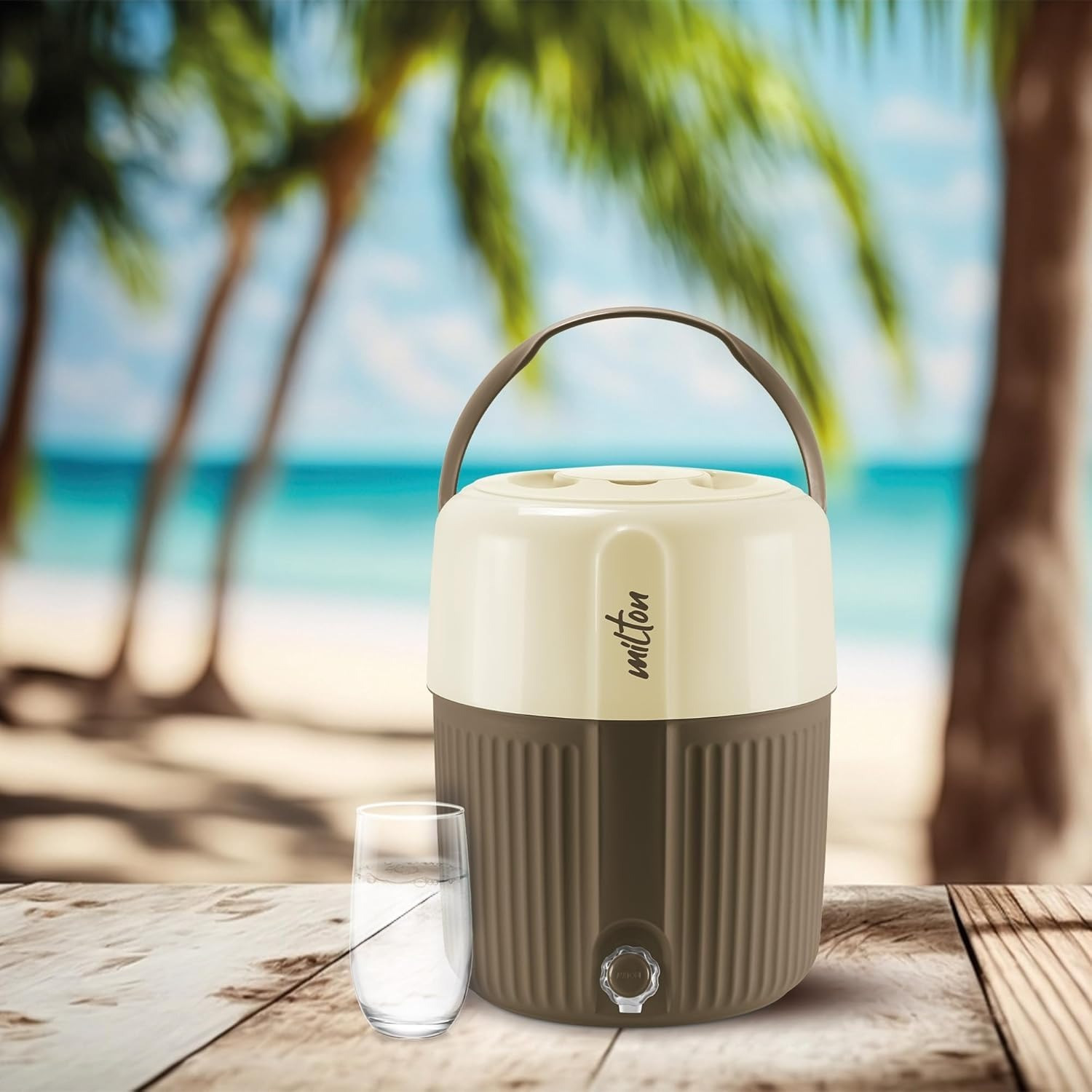 Image of MILTON Kool Pristine 22 Insulated Plastic Water Jug, 19 litres Bottom Loading Water Dispenser