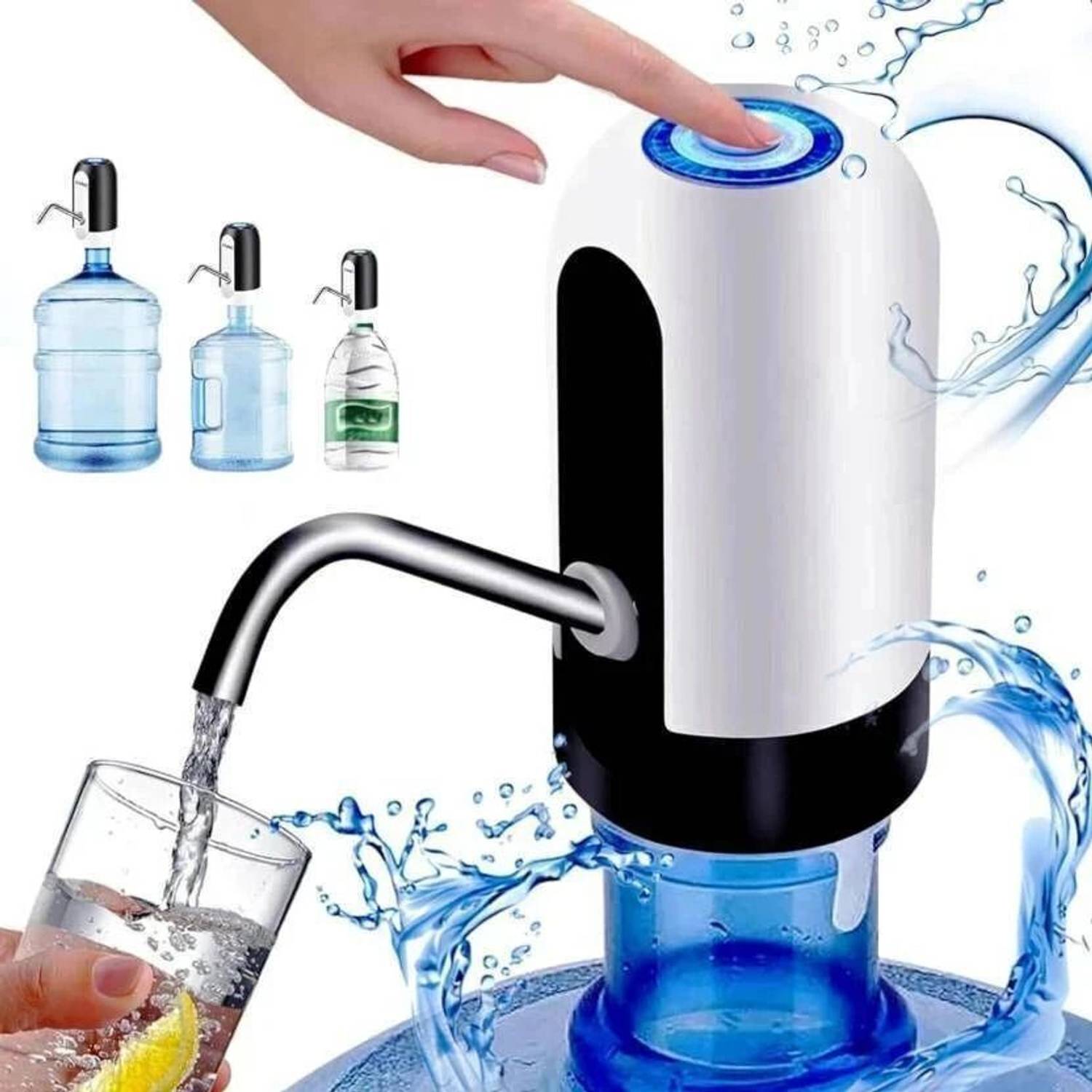 ROCKYMART Automatic Wireless Water Can Dispenser Pump for 20 Litr