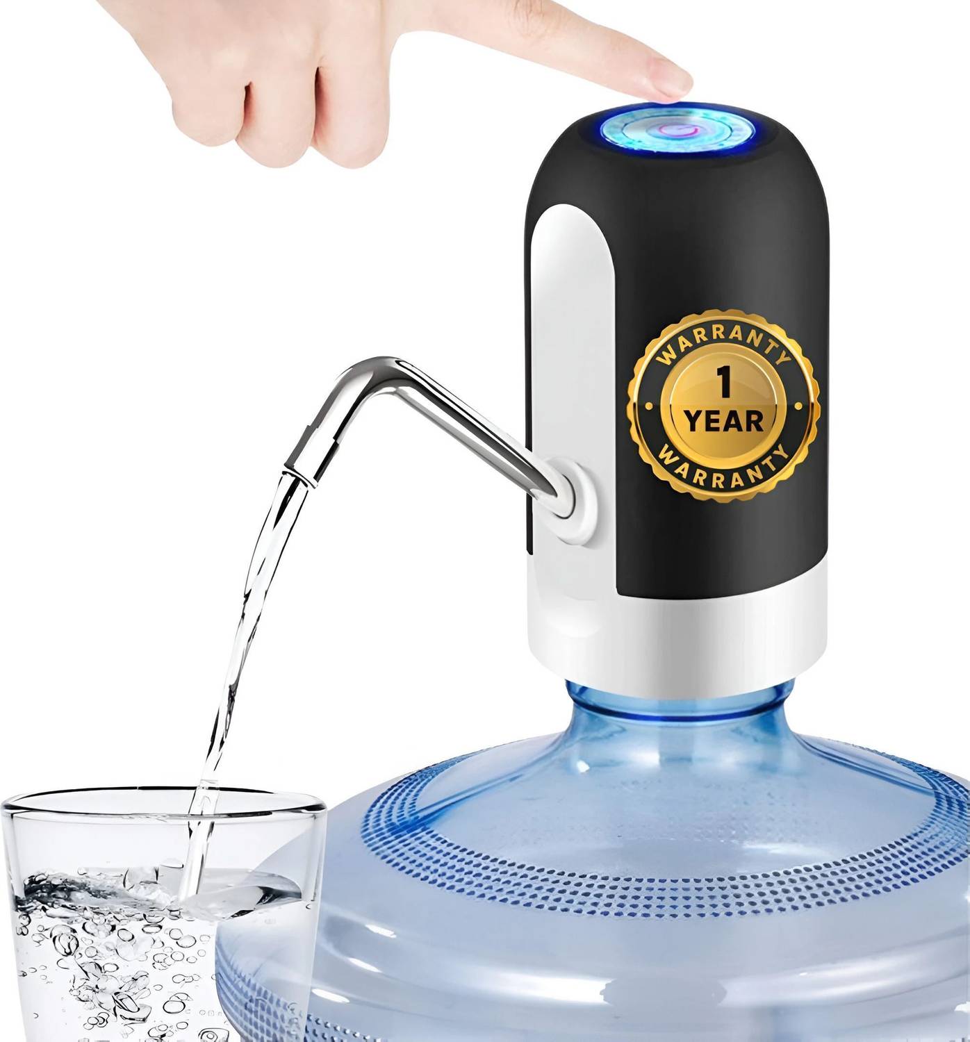 EcoRoots Electric Water Bottle Pump Dispenser with USB Charging C