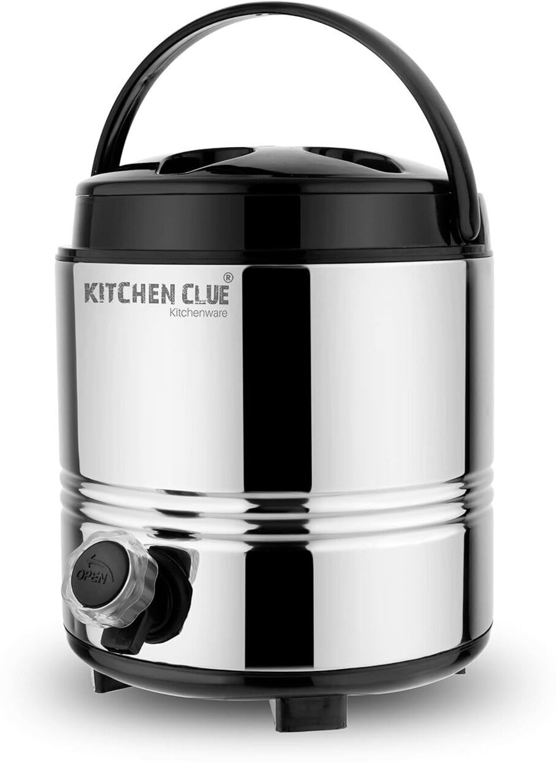 Image of KITCHEN CLUE PUF Insulated Hot & Cold Water /Tea Jug For Office Kitchen Home 6 Liter Bottom Loading Water Dispenser