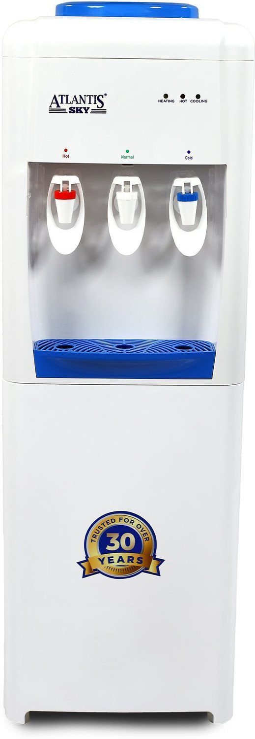 Image of ATLANTIS SKY Hot, Normal & Cold | Floor Standing- 3 Taps Bottled Water Dispenser