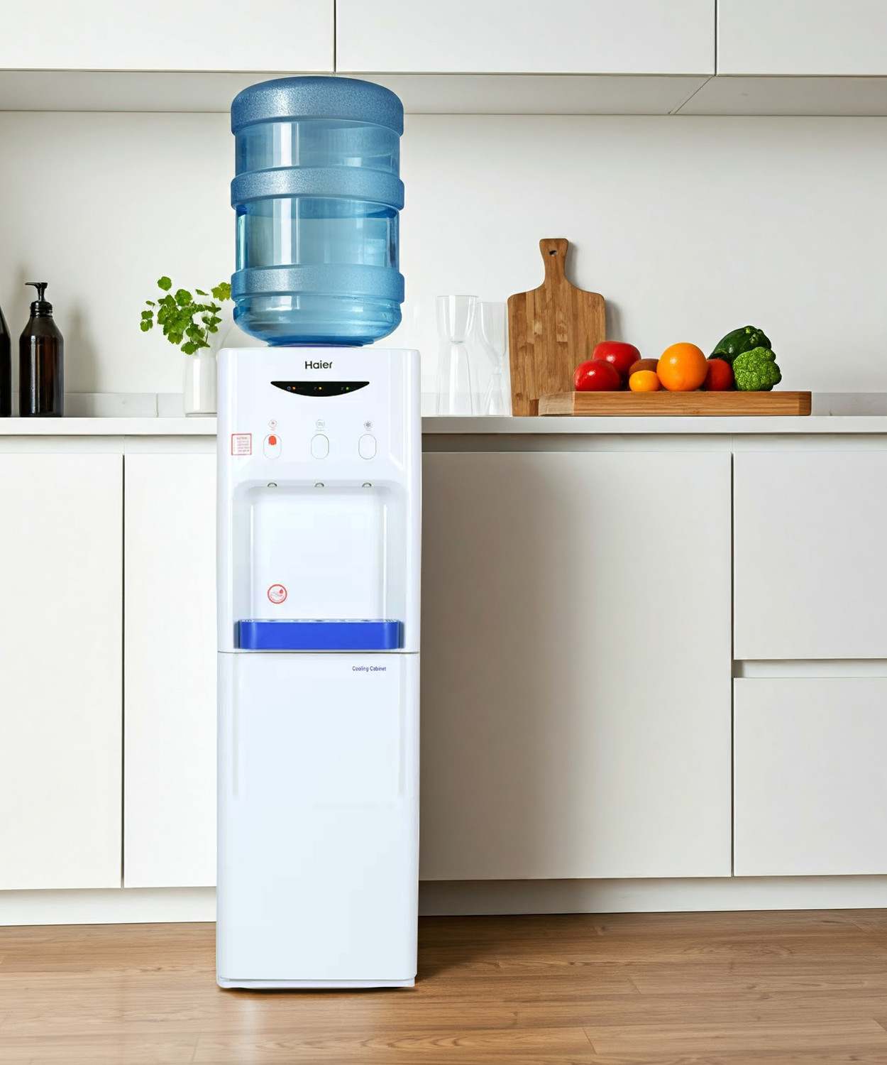 Image of Haier HWD-3WFMR Bottled Water Dispenser with Cold, Hot & Normal Water | Durable & Sleek Design | Low Power Consumption | Environment Friendly | 1Year Brand Warranty