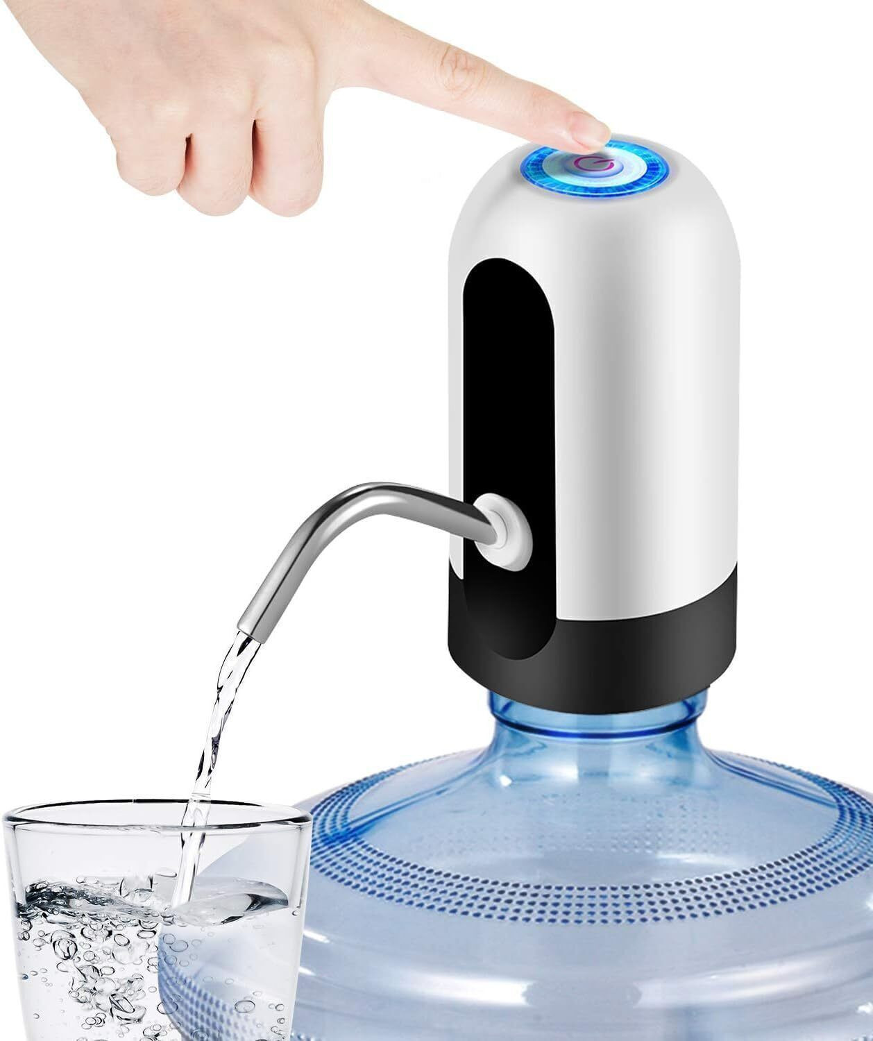 Image of evoza Automatic Rechargeable Electric Water Dispenser Pump Bottled Water Dispenser