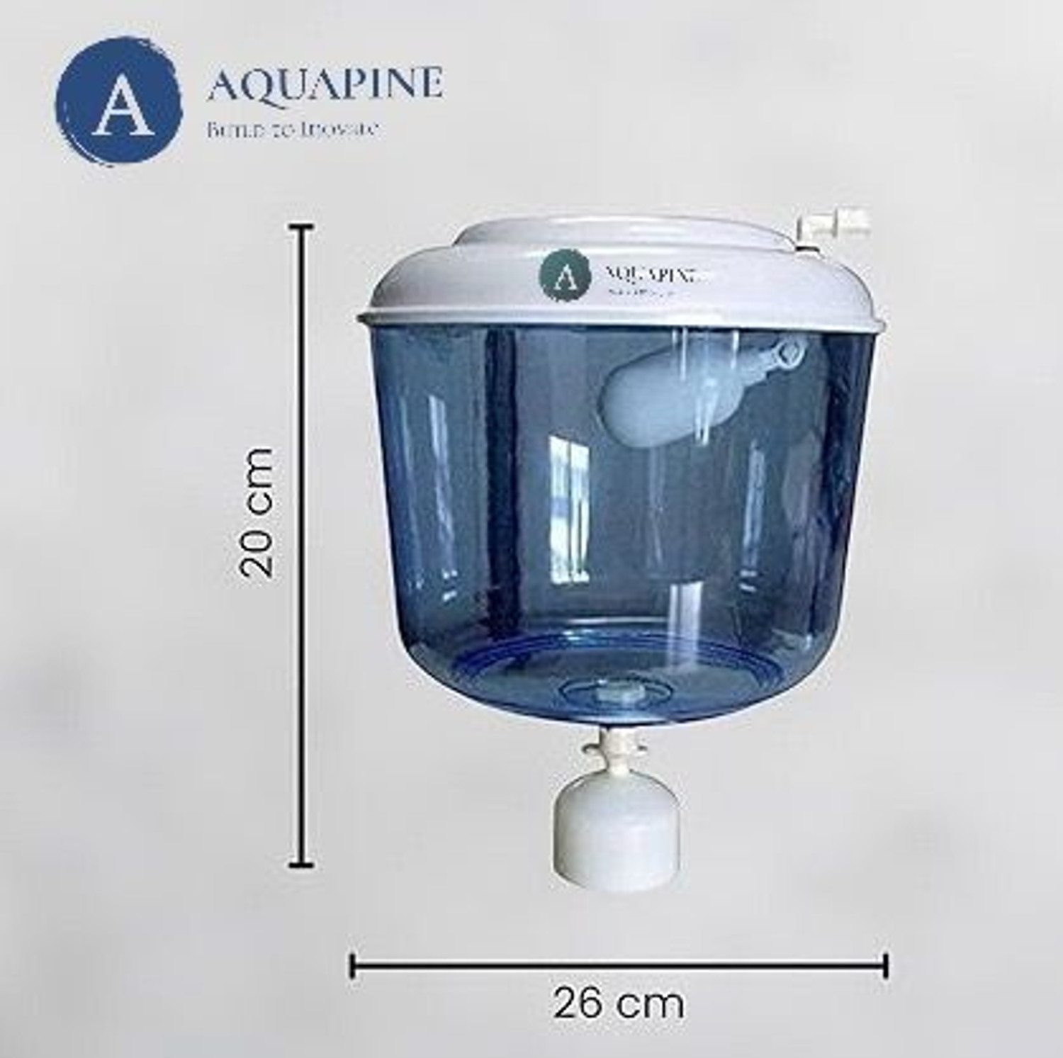 Image of AQUAPINE Water Dispenser Jar With Float Valve Ro Water Bottles Bottled Water Dispenser