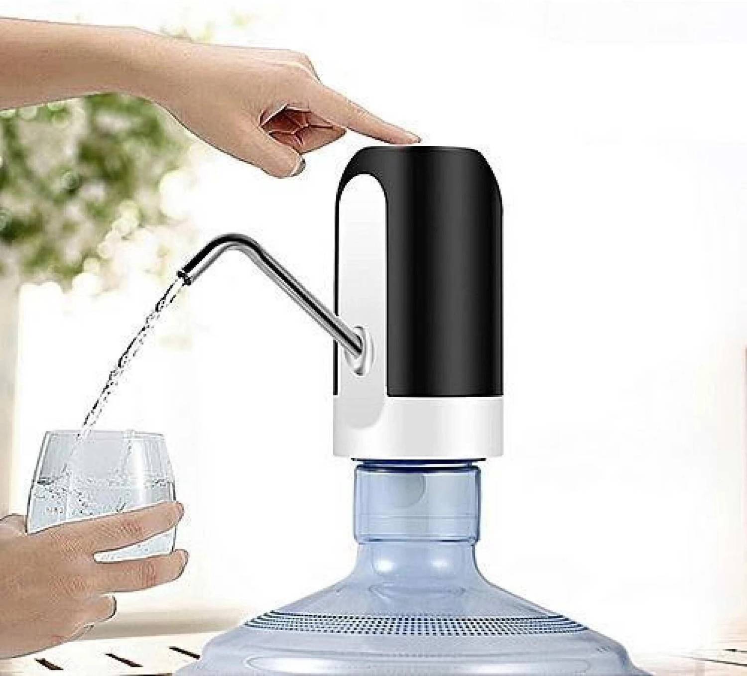 Rixim Plastic Manual Hand Press Bottled Water Dispenser - Image 5