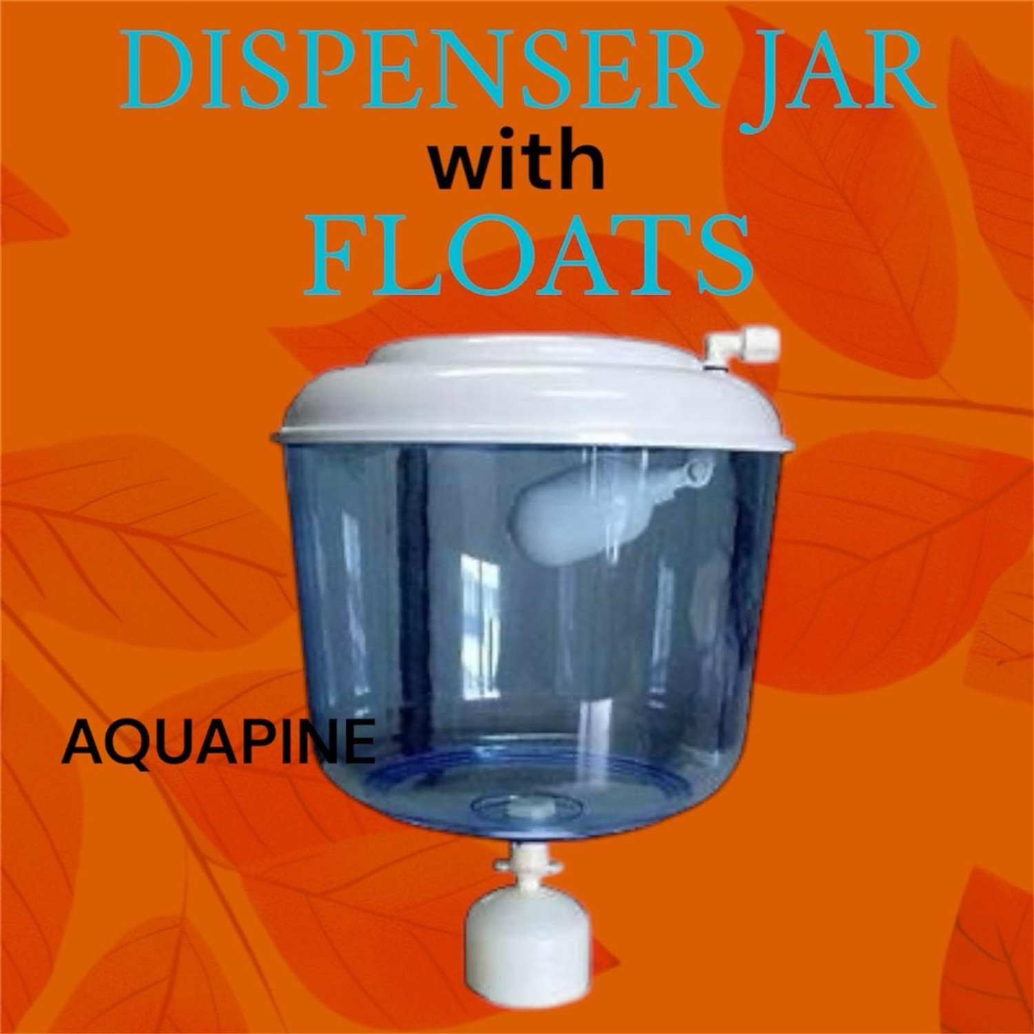 Image of AQUAPINE Water Dispenser Jar With Float Valve Ro Water Bottles Bottled Water Dispenser