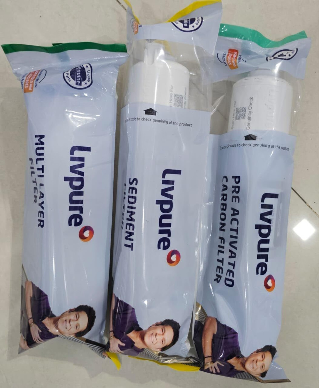 Image of LIVPURE by Livpure sediment carbon multi layer candle Solid Filter Cartridge