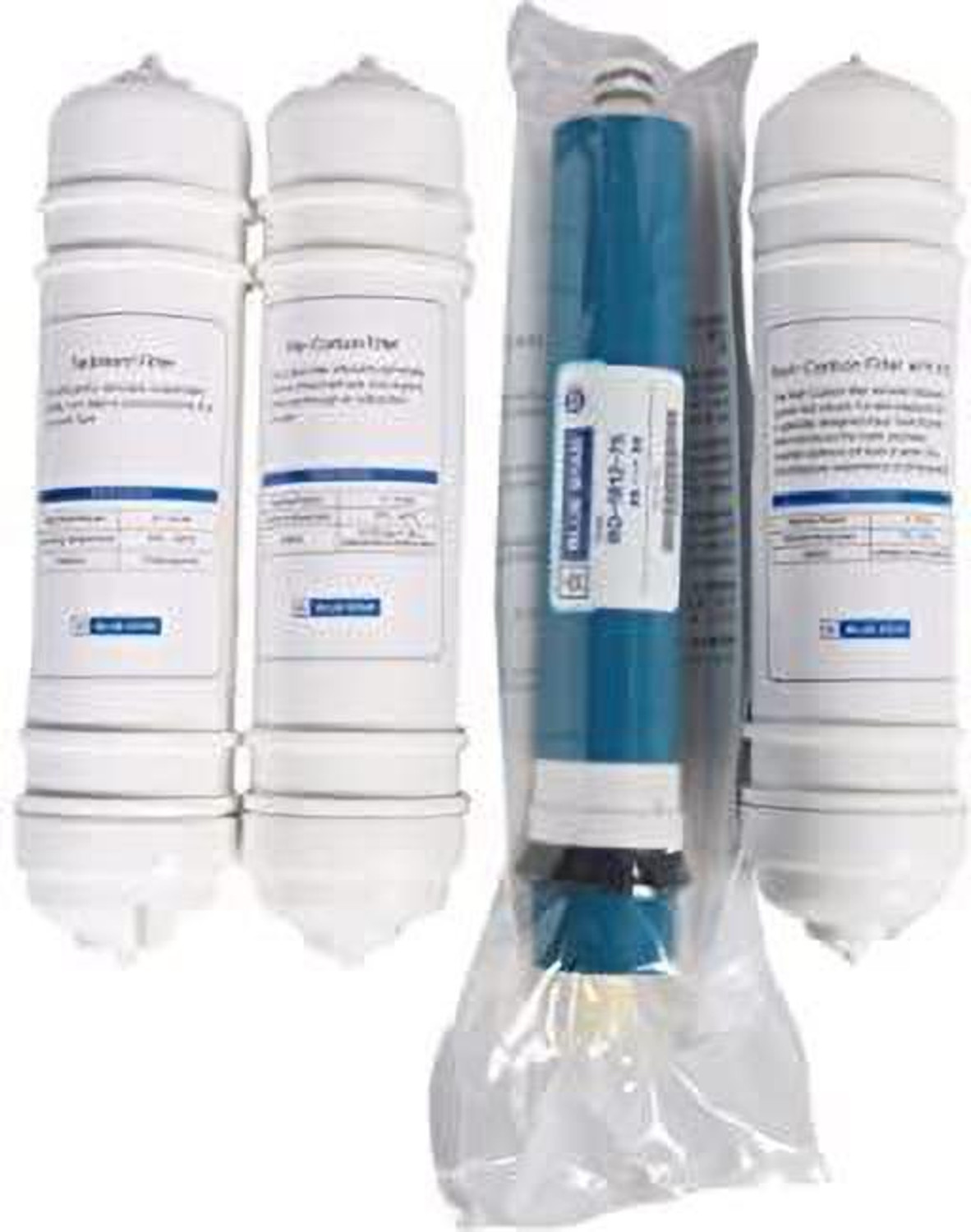 Image of Blue Star COMPRENHENSIVE KIT(SEDIMENT, PP, PRE-CARBON, POST-CARBON FILTER) FOR BLUESTAR Solid Filter Cartridge