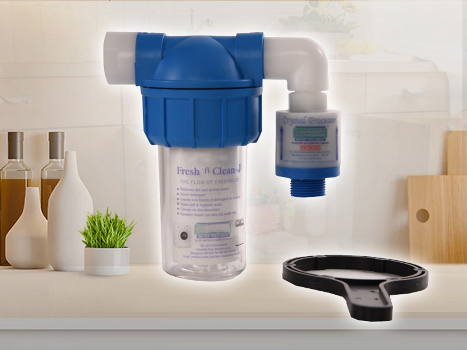 Image of Elito Products Filter Cartridge Water Softener For Washing Machine & Dishwashers | Solid Filter Cartridge