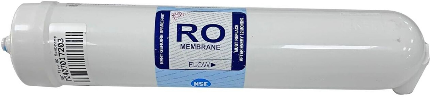 Image of SHOPSWELLS KENT. High Flow RO Membrane In Welded Housing All RO Water Purifiers ME1 Solid Filter Cartridge