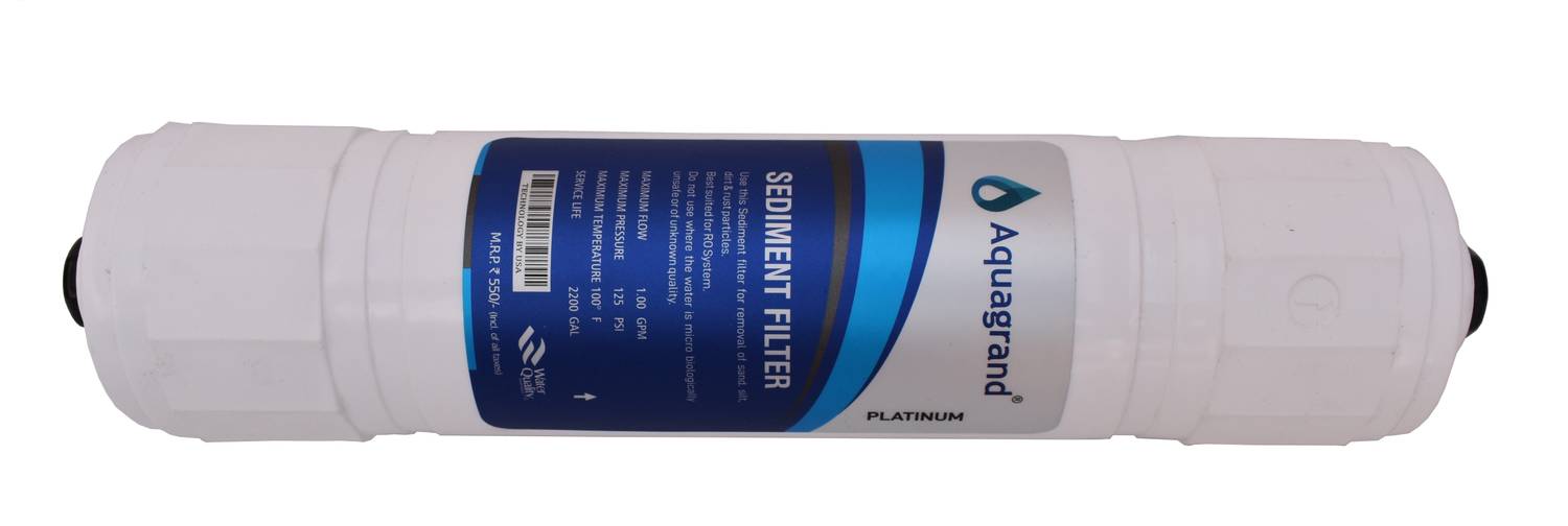 Aquagrand aquagrandInline Sediment Filter Suitable for all RO Water Purifier Solid Filter Cartridge