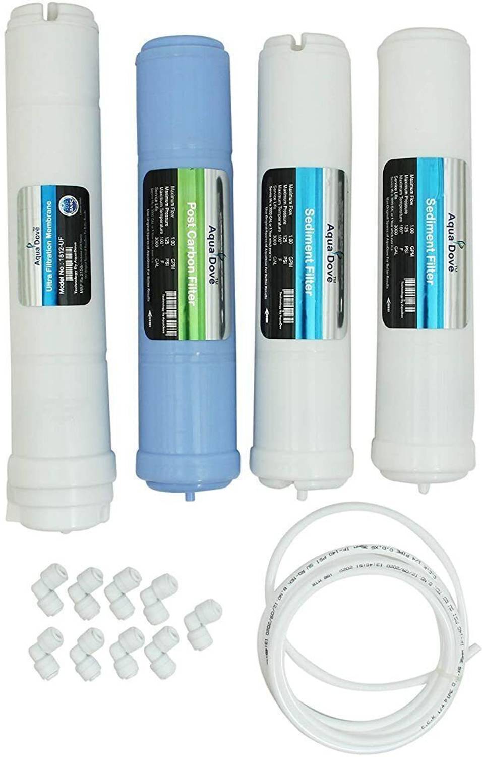 AQUA DOVE by AQUA DOVE Filter Kit for BARC Water Purifier with UF Membrane Solid Filter Cartridge