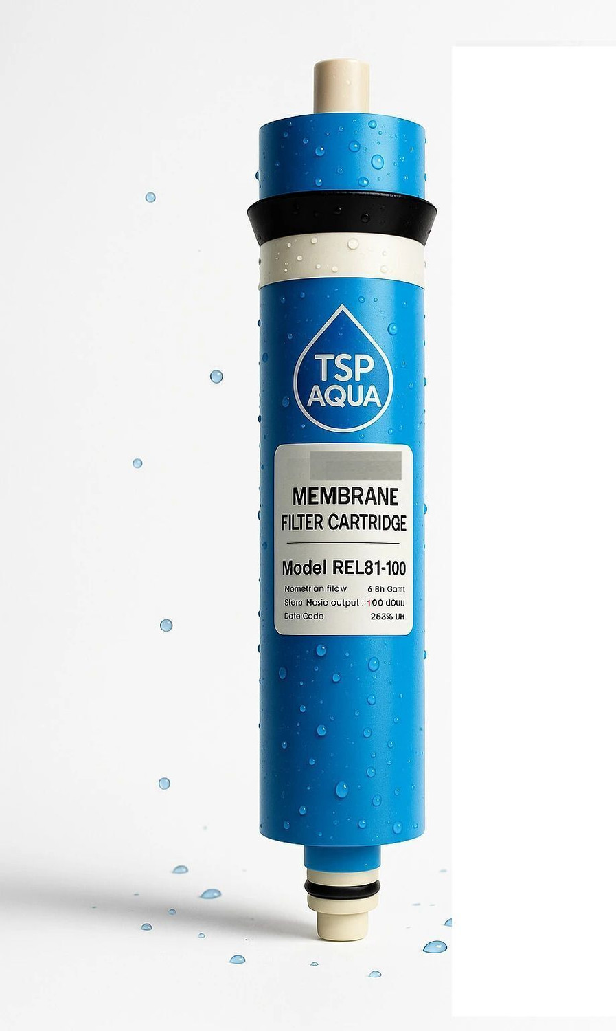 Image of TSP AQUA by TSP Aqua High 3000 TDS Membrane Spare for All Type of RO Water Purifier Solid Filter Cartridge