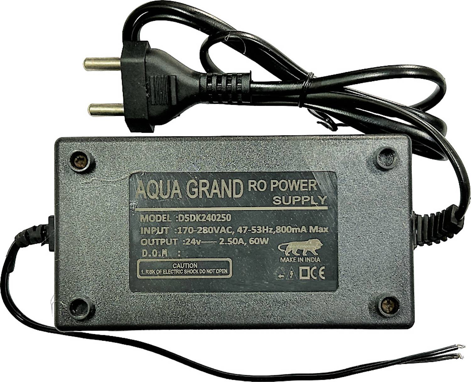BALRAMA RO SMPS Power Supply Adapter 24V 2.5A Adaptor Water Purifiers 24 Volt 2.5 Amp 60 Watts Computer PSU with 2 SATA Cables