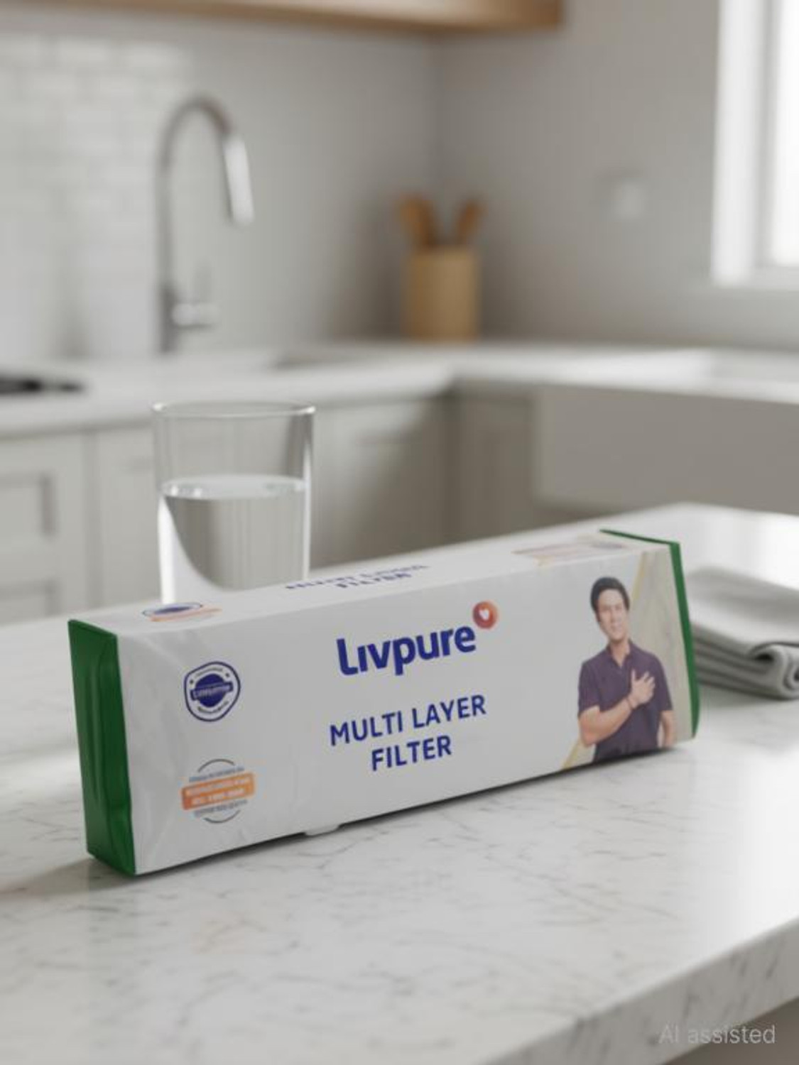 Image of LIVPURE Pre Filter Bowl cartridge set of 2 Solid Filter Cartridge (4000, Pack of 2)