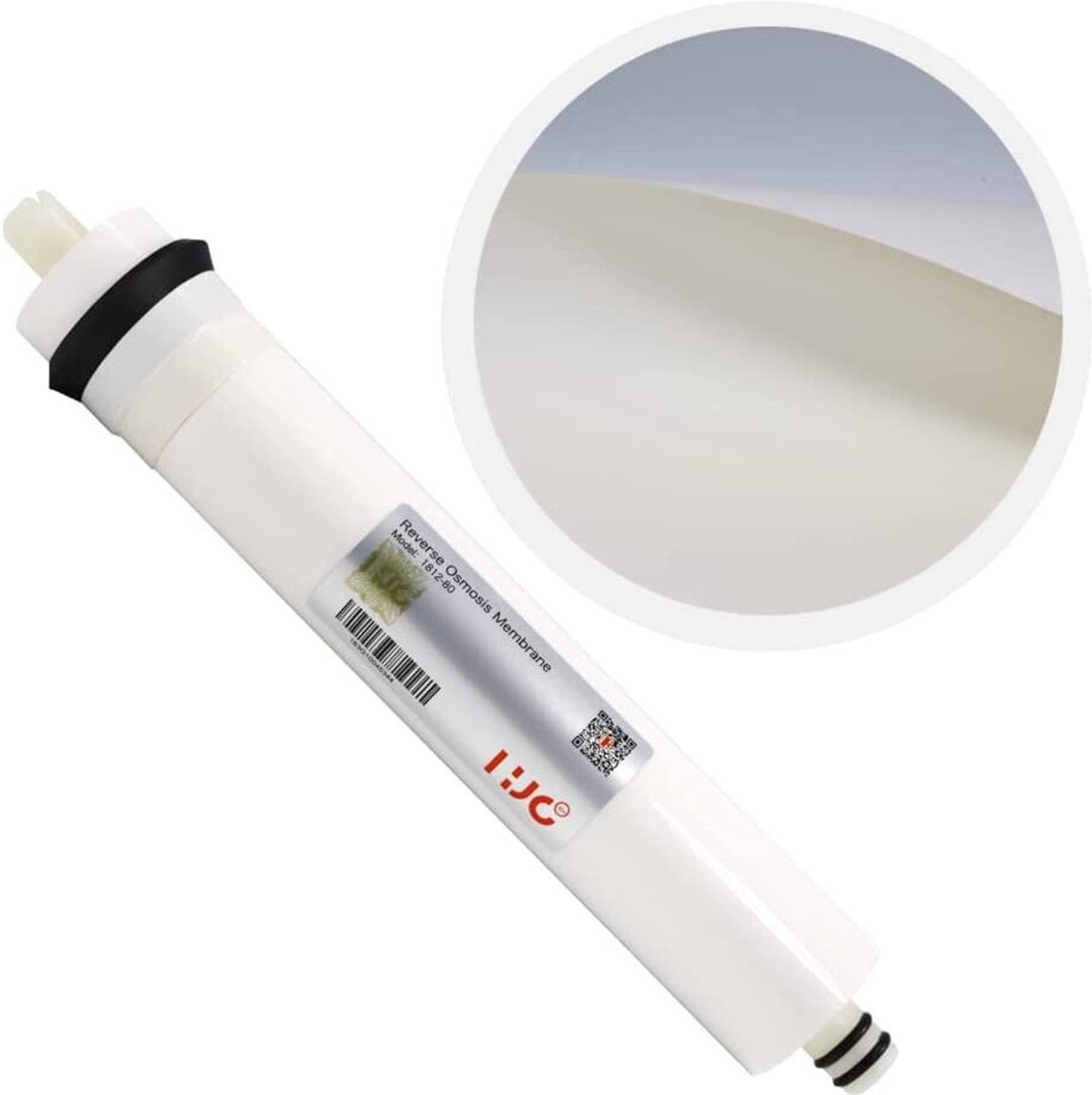 Image of Aameria RO HJC 1812-80 GPd Membrane For RO Water Purifier Work Up To 4000 Water TDS Solid Filter Cartridge
