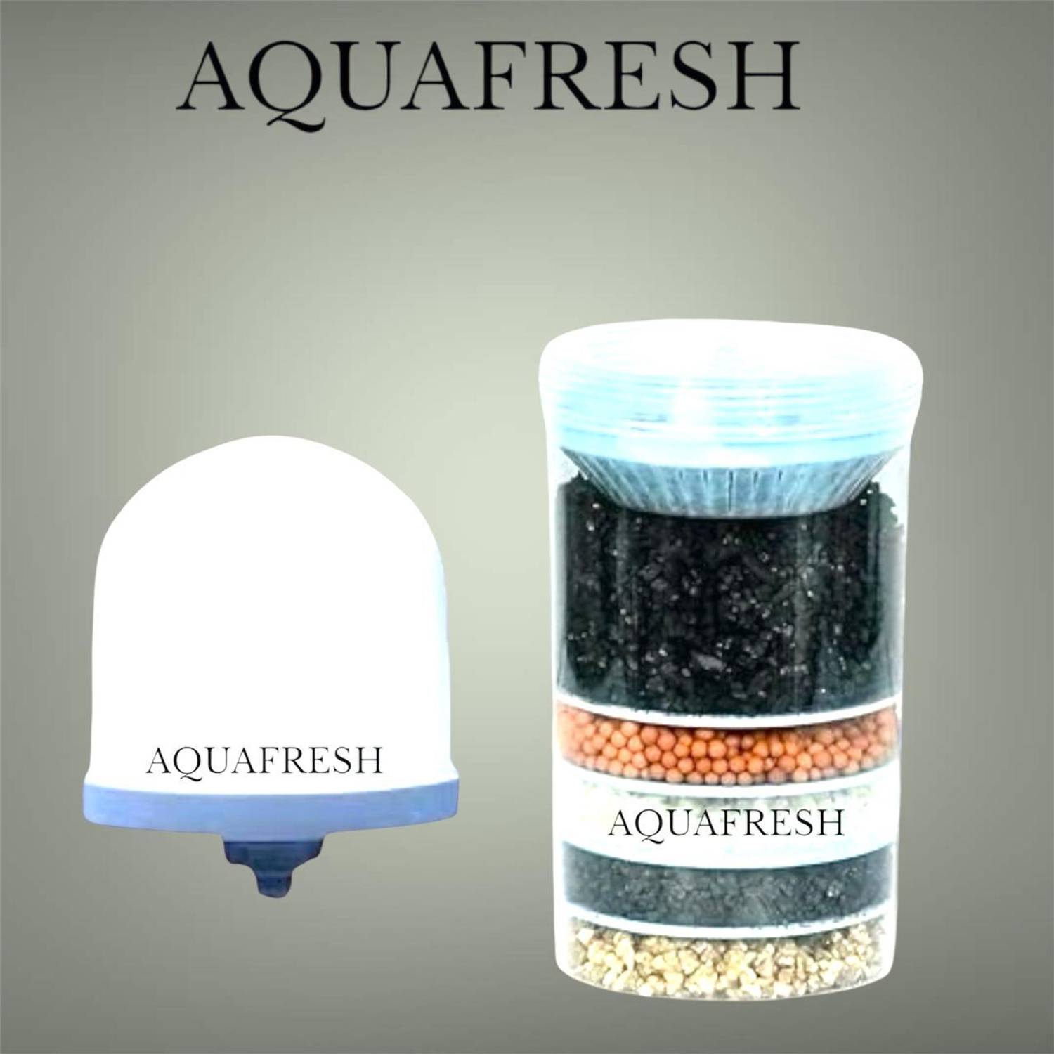 Aquafresh by AQUAFRESH ReplacementCERAMIC & MINERAL CARTRIDGE FOR A NON ELECTRIC GRAVITY WATER PURIFIER Solid Filter Cartridge