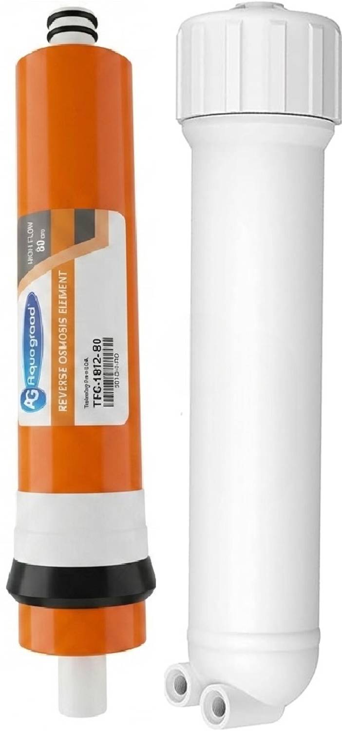 Aquagrand 80 GPD Membrane + Housing, Suitable for All RO Water Purifier Solid Filter Cartridge