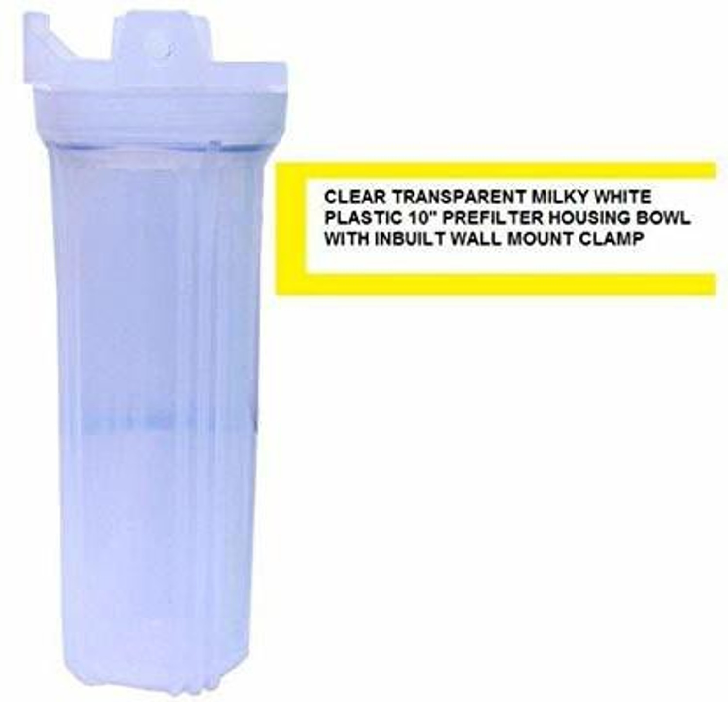 Image of Purezen Transparent Pre-Filter Housing with 2Pc Mlt Candles Solid Filter Cartridge
