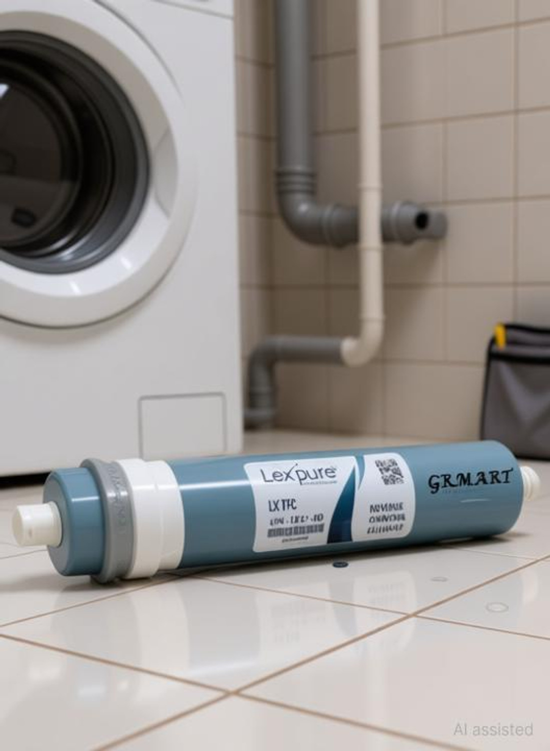 Image of GRMART Lexpure LX TFC 80GPD RO Membren For High TDS For All type of RO Water Purifier Solid Filter Cartridge