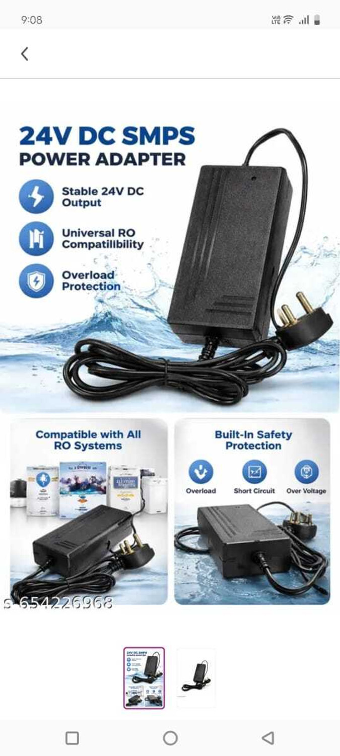 Image of dk power supply ac dc adapter for water purifier ro Solid Filter Cartridge