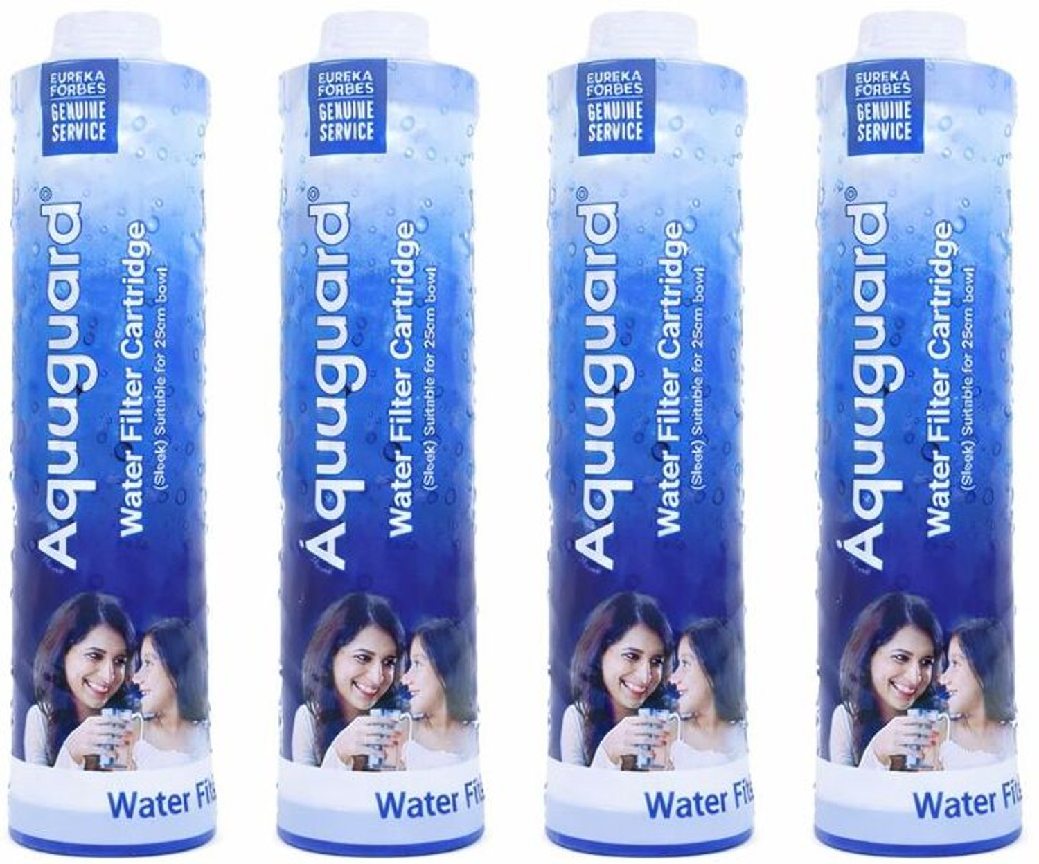 Image of MG MART by Mg Marts AQUAGUARD 4 CANDAL PRE Solid Filter Cartridge (Pack of 4) Solid Filter Cartridge