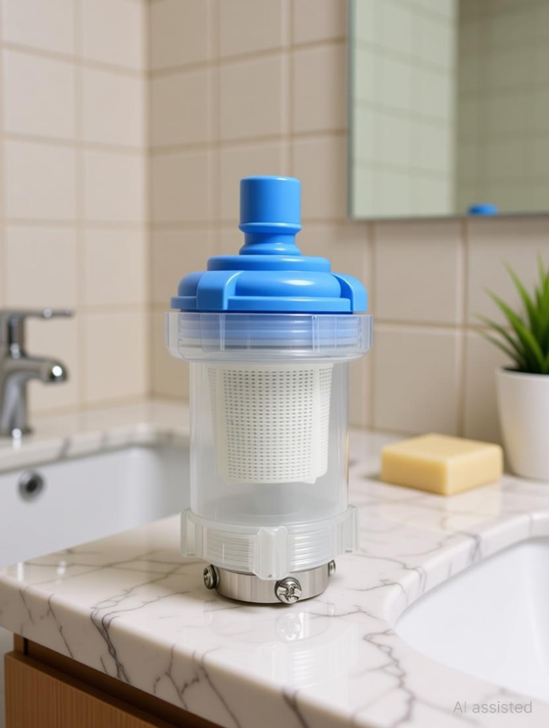 Image of SUPERFLIP by Superflip Water Filter Softener Cartage for Washing Machine +(100Gm Scale Remover Free) Solid Filter Cartridge