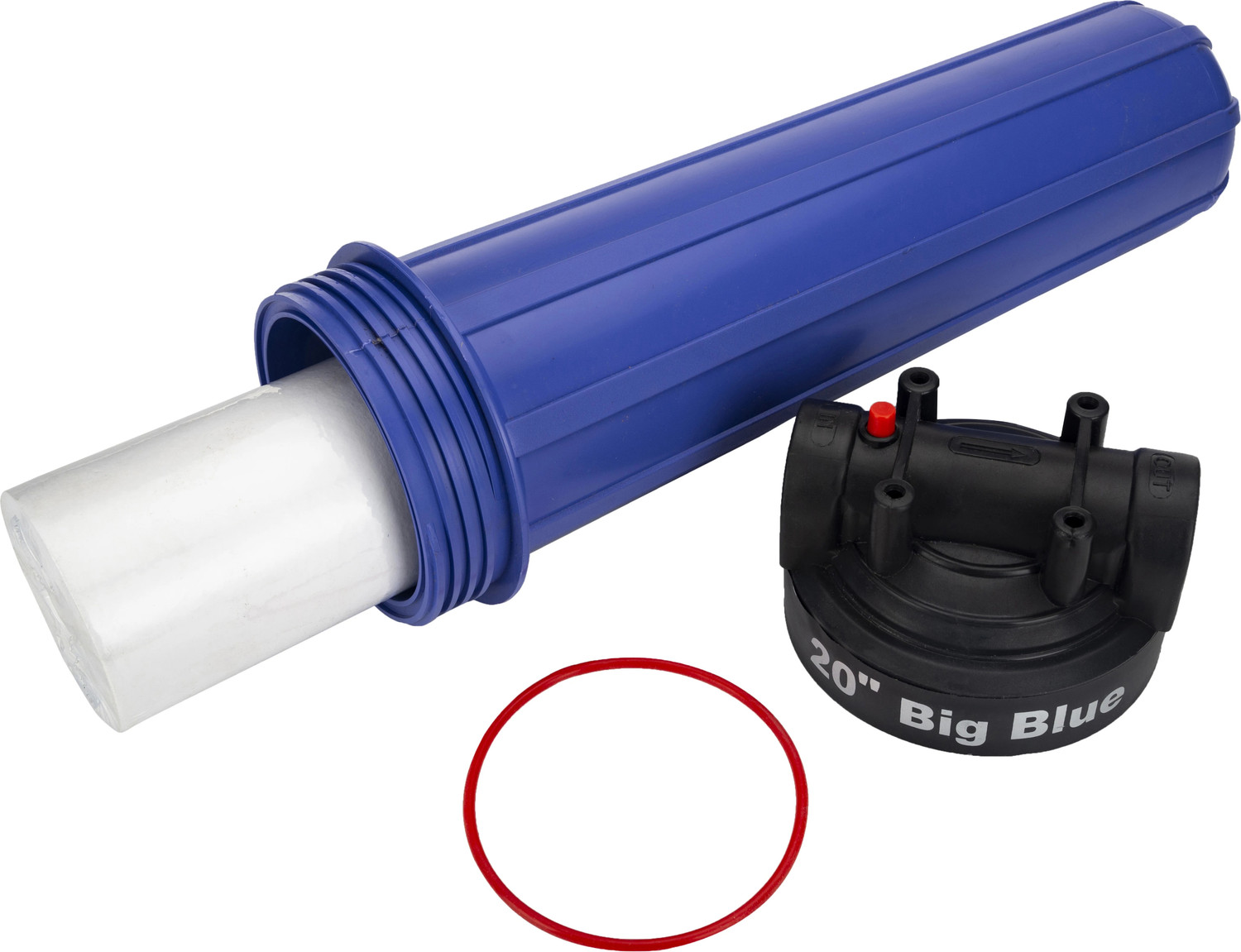 Image of RiverSoft ASP-20 sediment filter assembly Media filter cartridge (5 mic, 20 in) Media Filter Cartridge