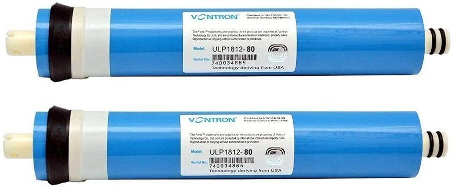 Aquawell 80GPD Vontron Genuine Membrane Low TDS, 2 pcs for All Kind of Domestic RO Solid Filter Cartri...
