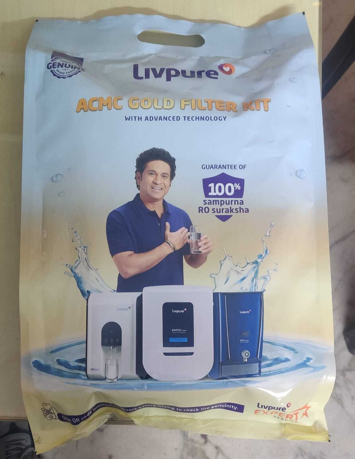 Image of LIVPURE by livpure ACMC FILTER KIT (RO+UF) Solid Filter Cartridge