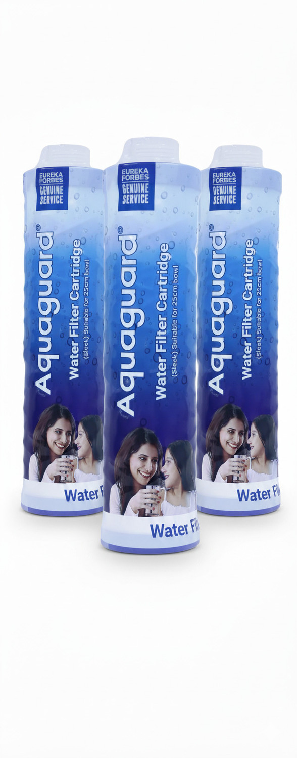 Image of EUREKA FORBES Aquguard Candle Set of 3 Wound Filter Cartridge