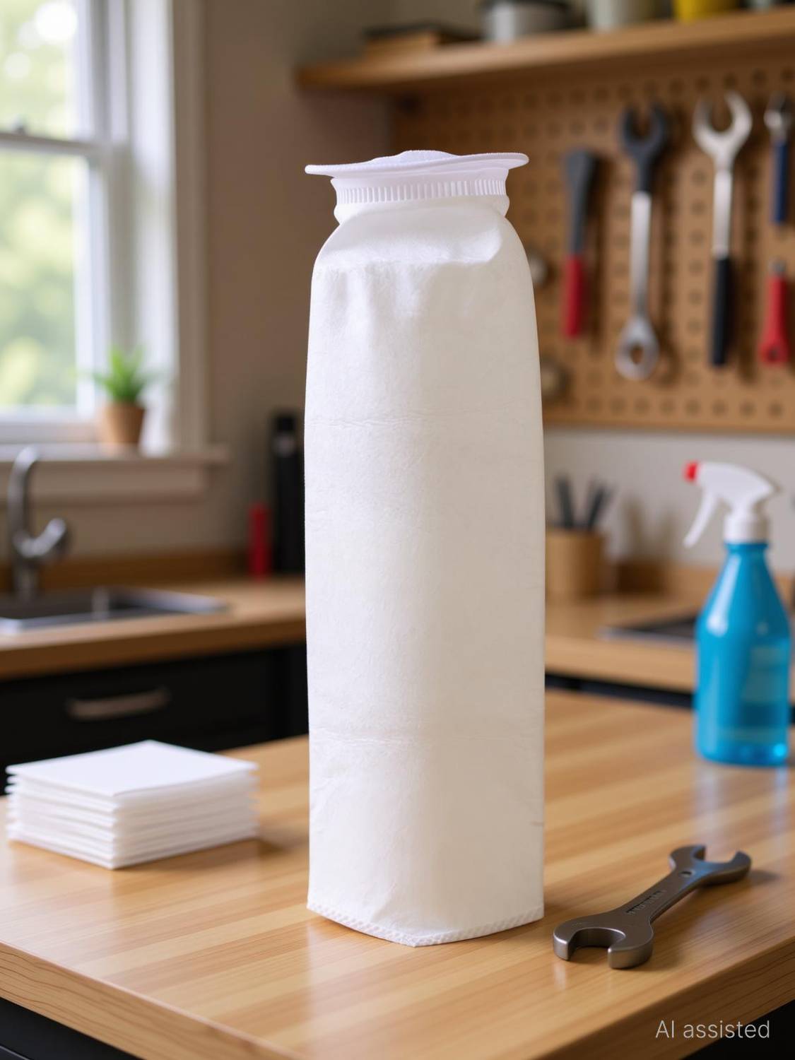 AMPEREUS 5 Micron Water Filter Bag Suitable For 20" Bag Filter Pleated Filter Cartridge