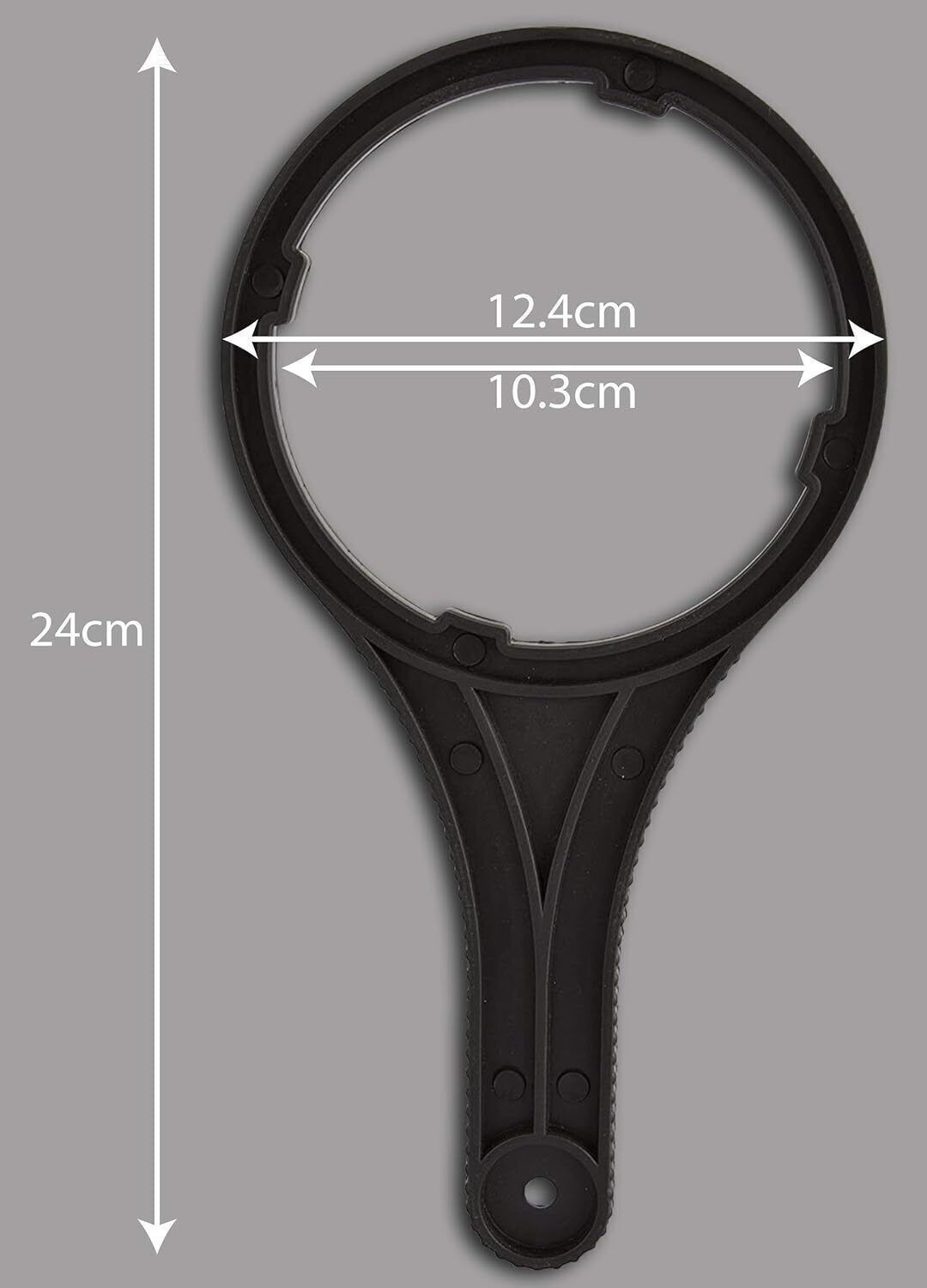 Image of konvio neer Set of 4 Pre filter housing spun 5 micron with Spanner 10 inch size Solid Filter Cartridge